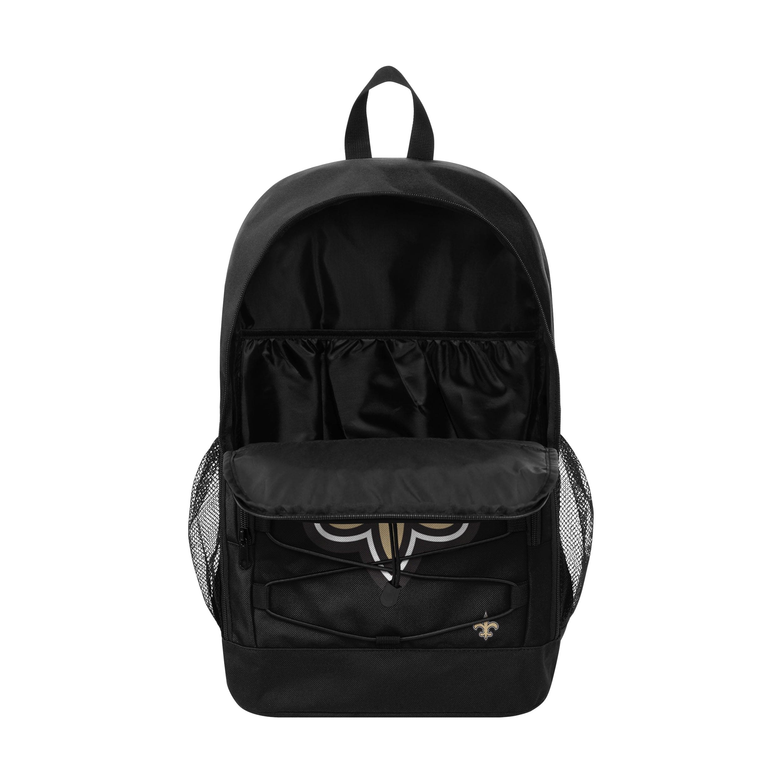 New Orleans Saints NFL Big Logo Bungee Backpack - Image 3