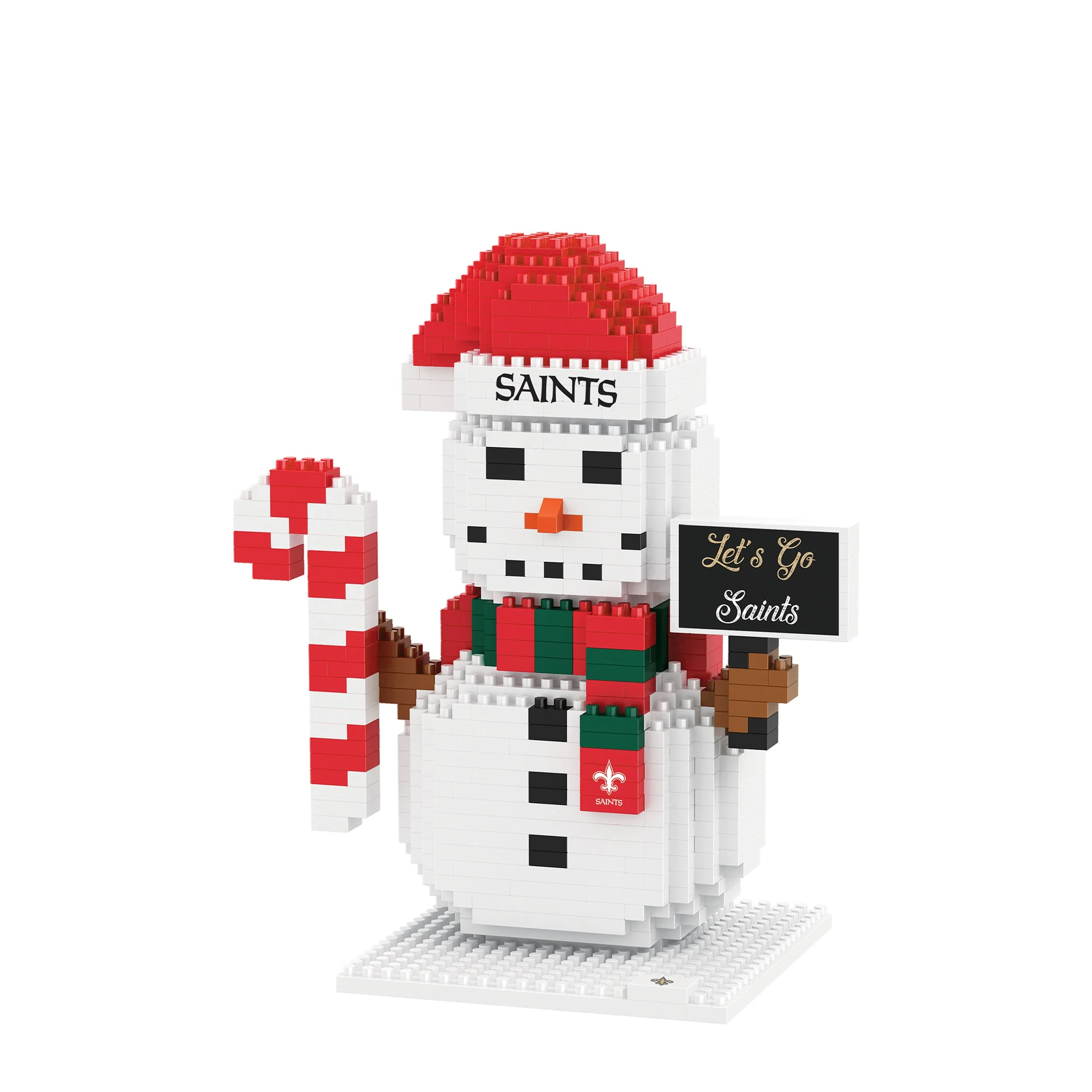 New Orleans Saints NFL BRXLZ Snowman - Image 2