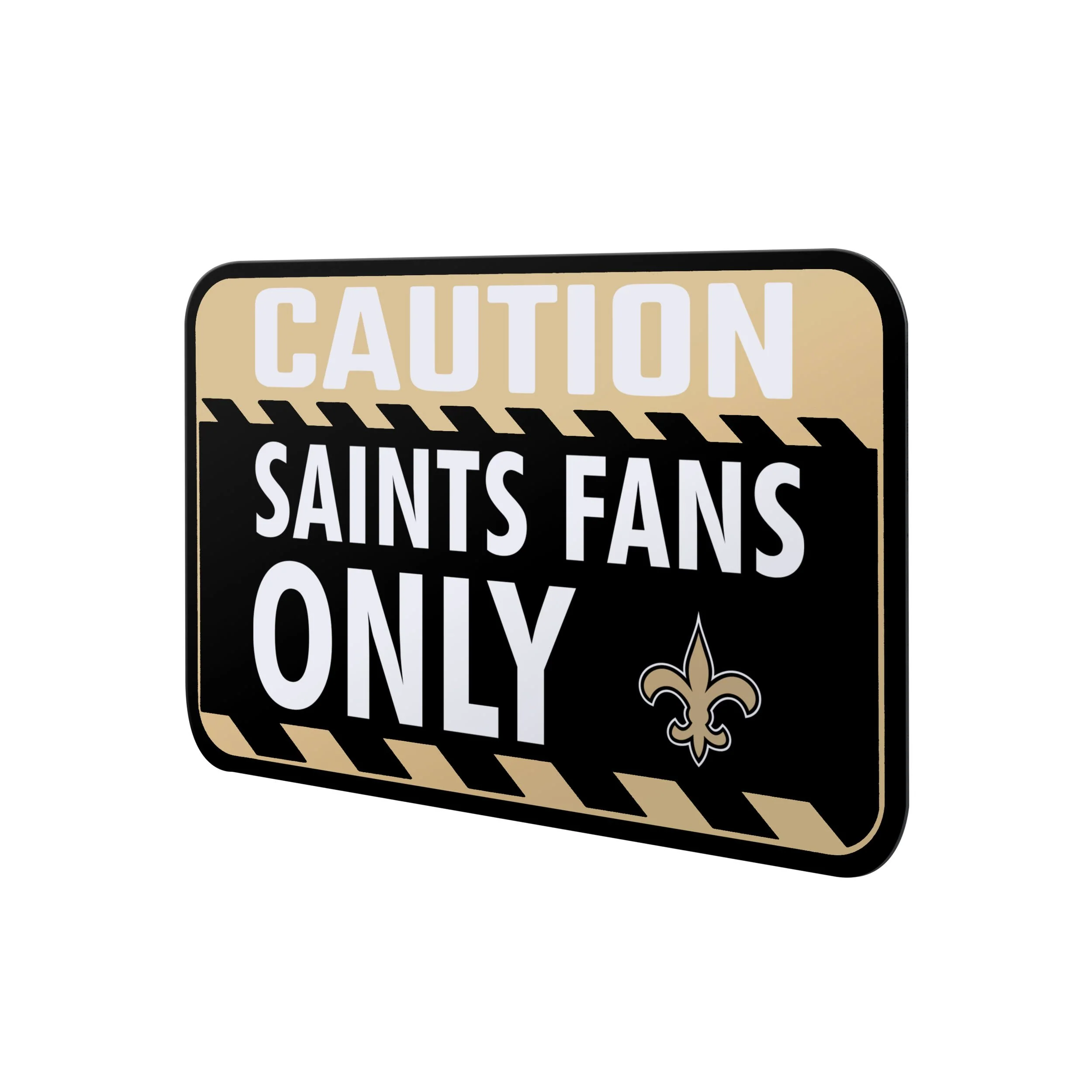 New Orleans Saints NFL Caution Sign - Image 2