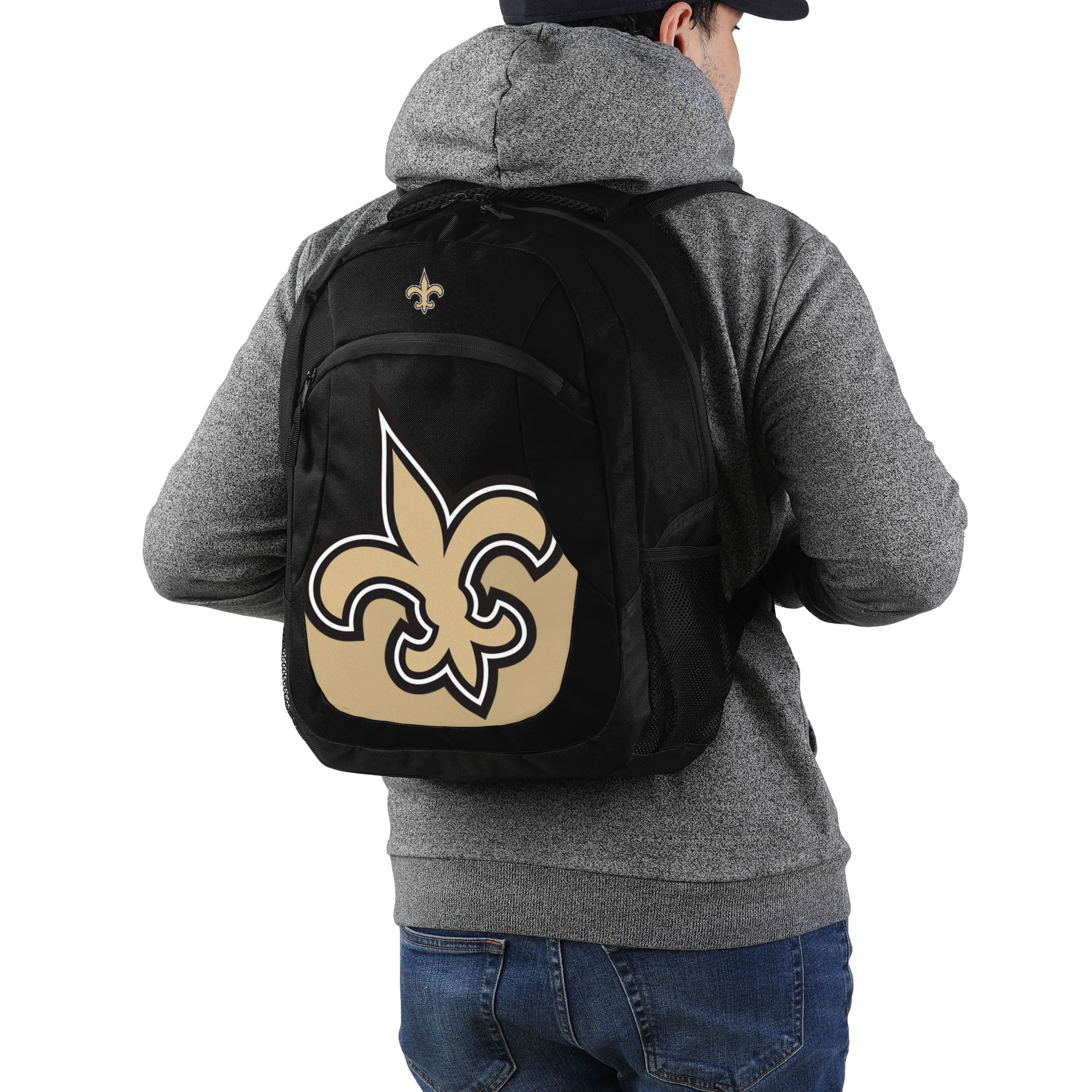 New Orleans Saints NFL Colorblock Action Backpack - Image 5