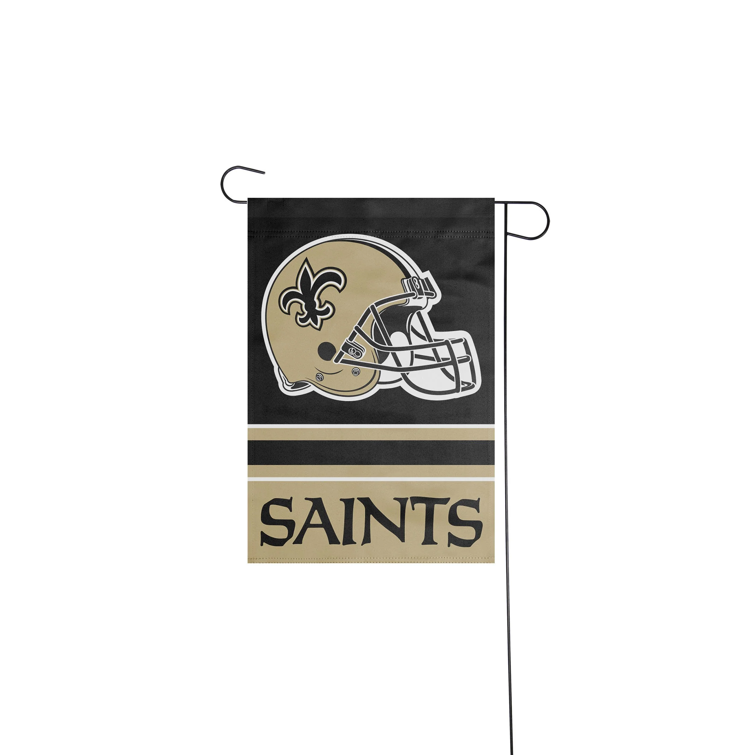New Orleans Saints NFL Colorblock Helmet Garden Flag - Image 2