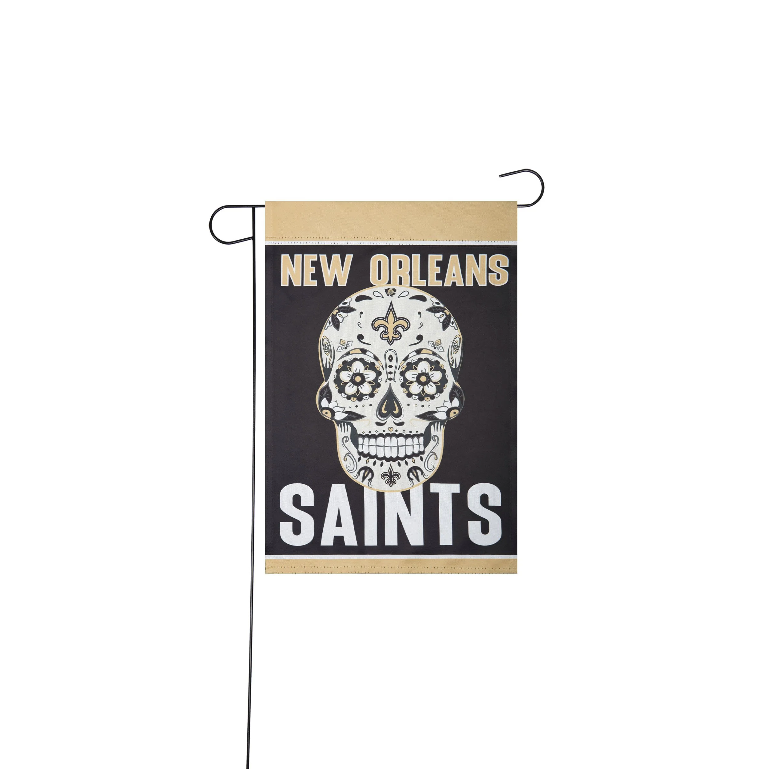 New Orleans Saints NFL Day Of The Dead Garden Flag
