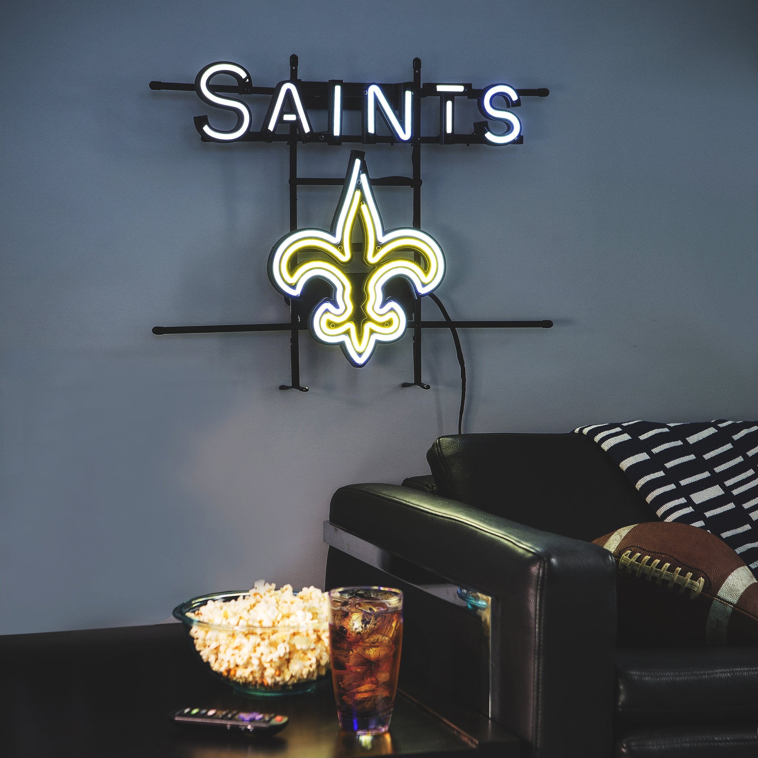 New Orleans Saints NFL Fancave LED Sign - Image 2