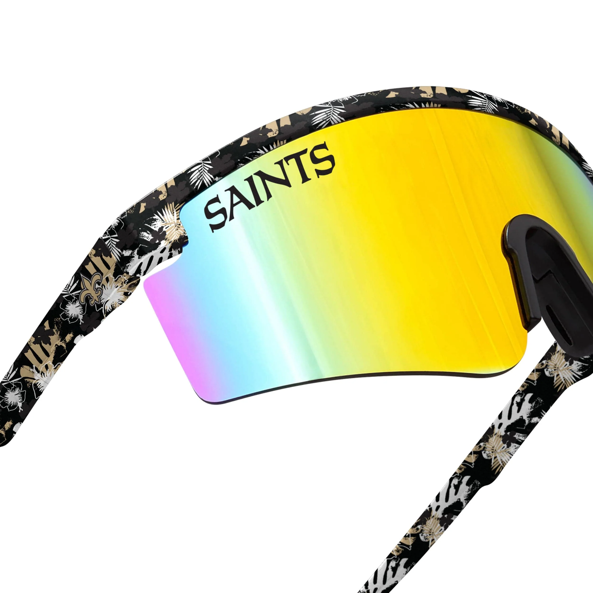 New Orleans Saints NFL Floral Large Frame Sunglasses - Image 4