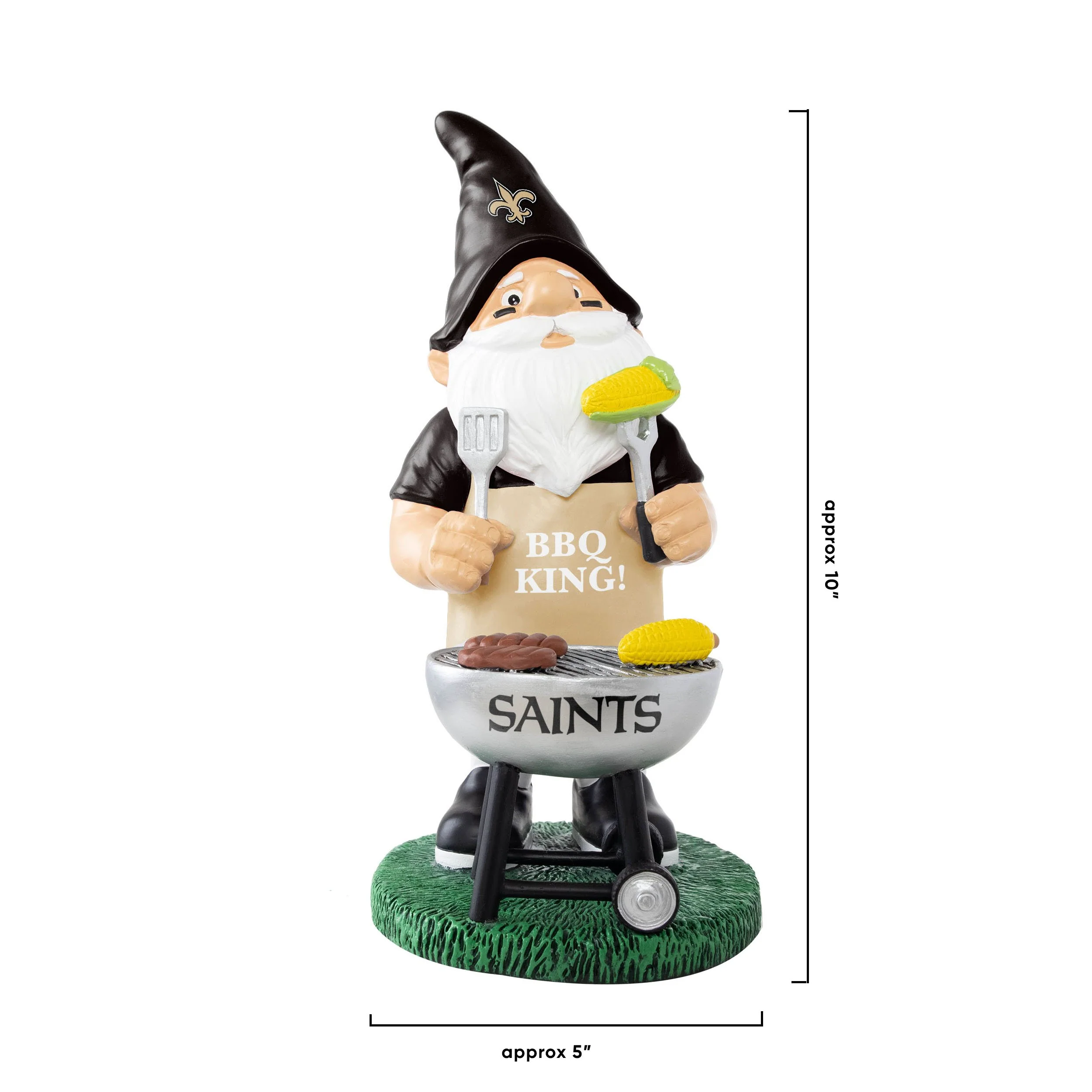 New Orleans Saints NFL Grill Gnome - Image 4