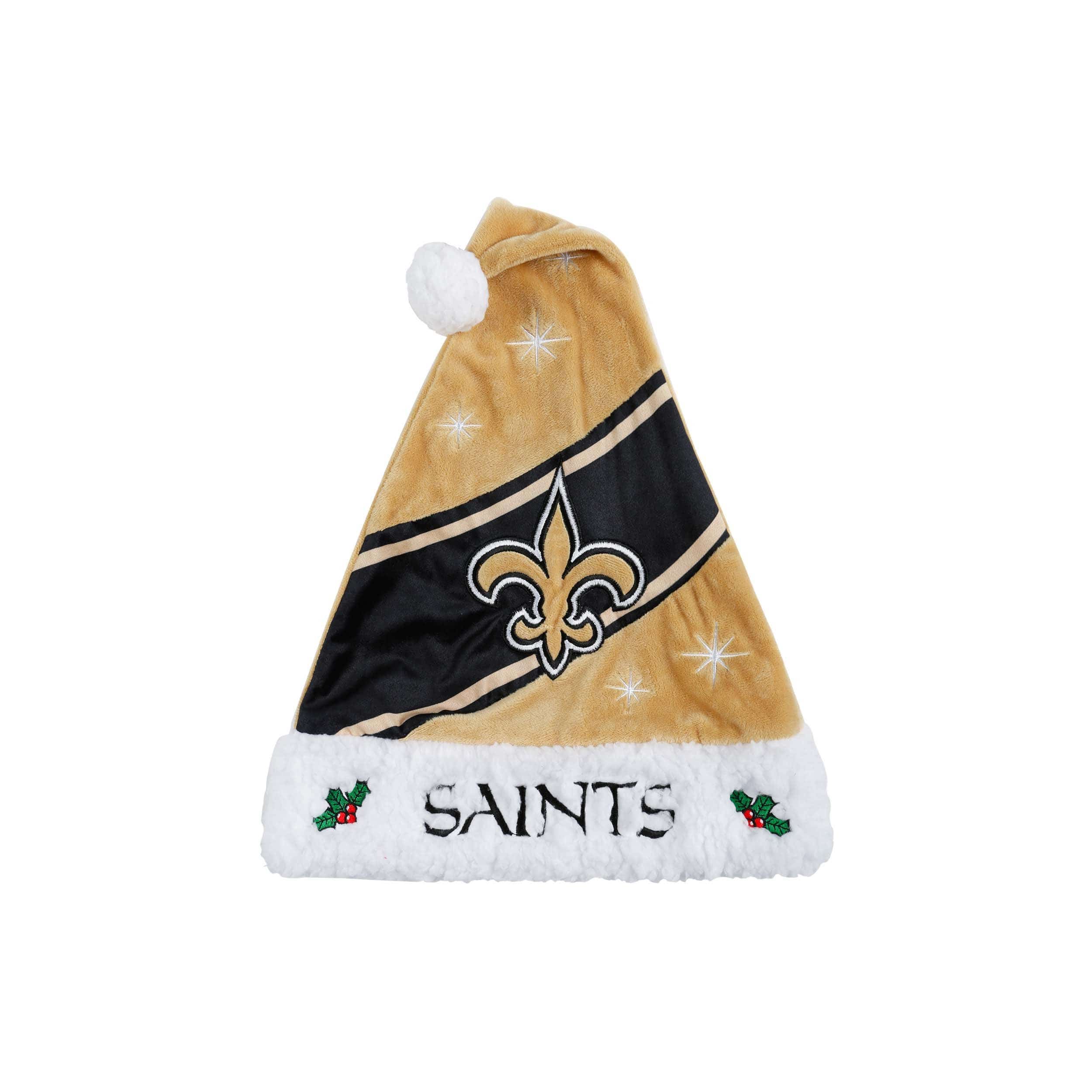 New Orleans Saints NFL High End Santa Hat