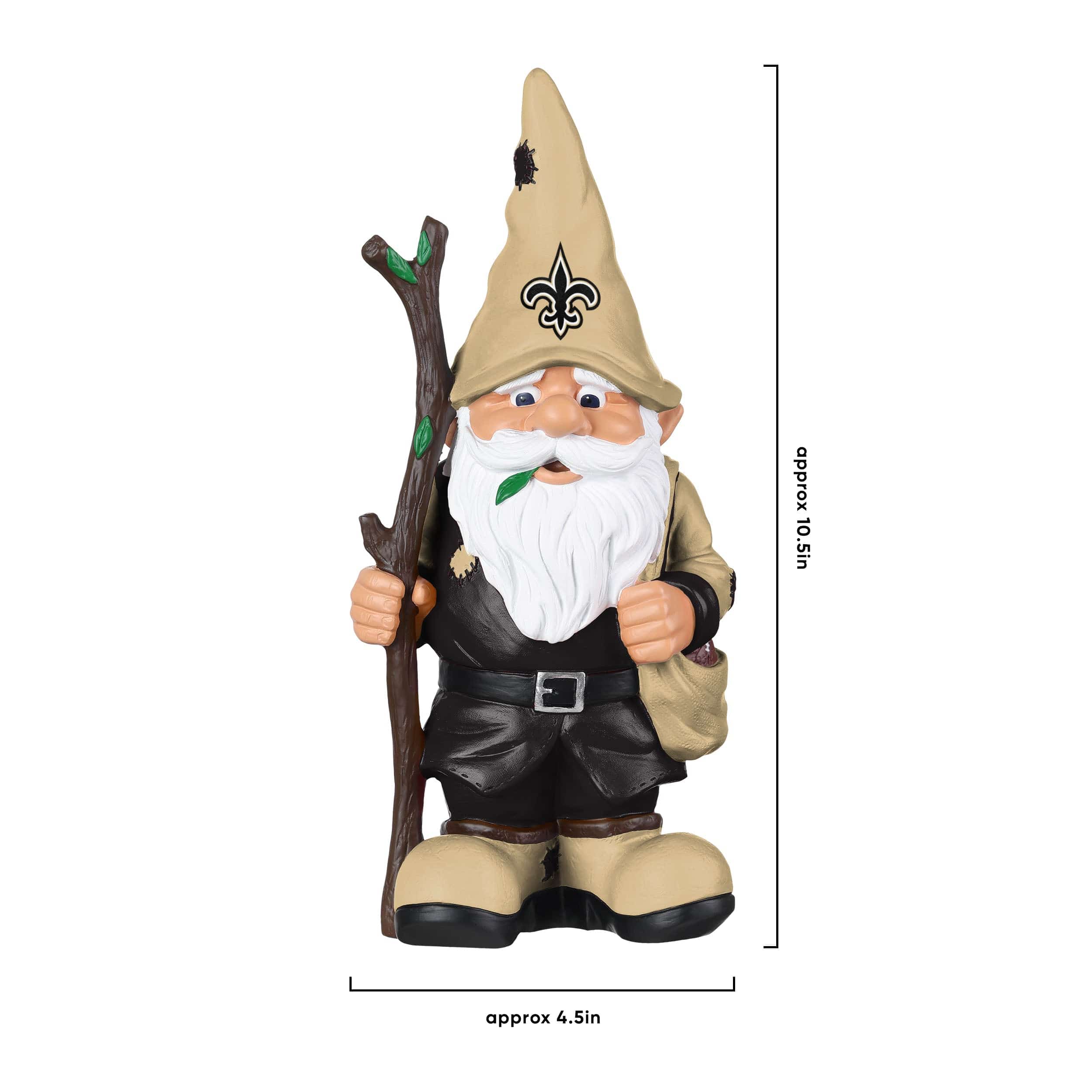 New Orleans Saints NFL Holding Stick Gnome - Image 4