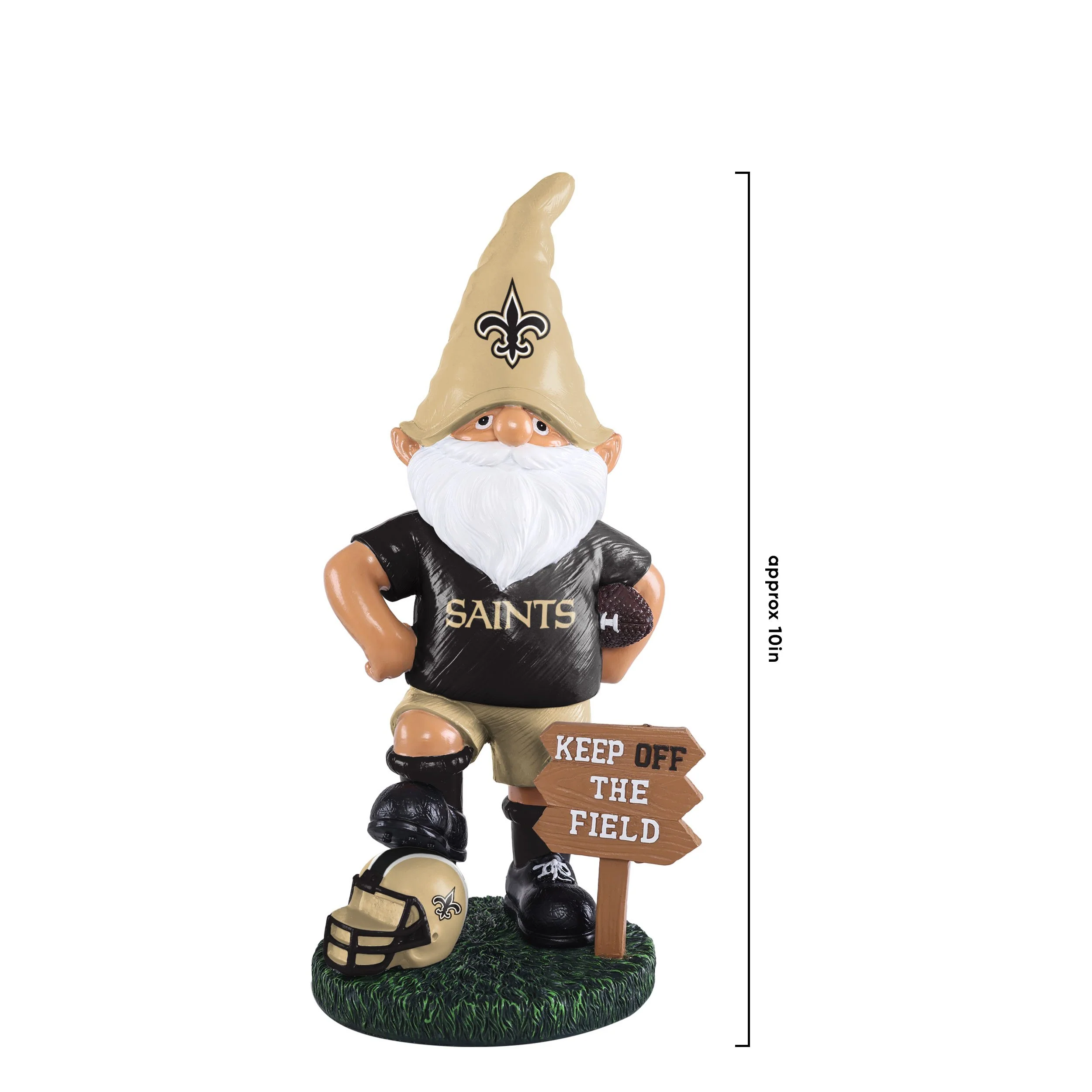 New Orleans Saints NFL Keep Off The Field Gnome - Image 4