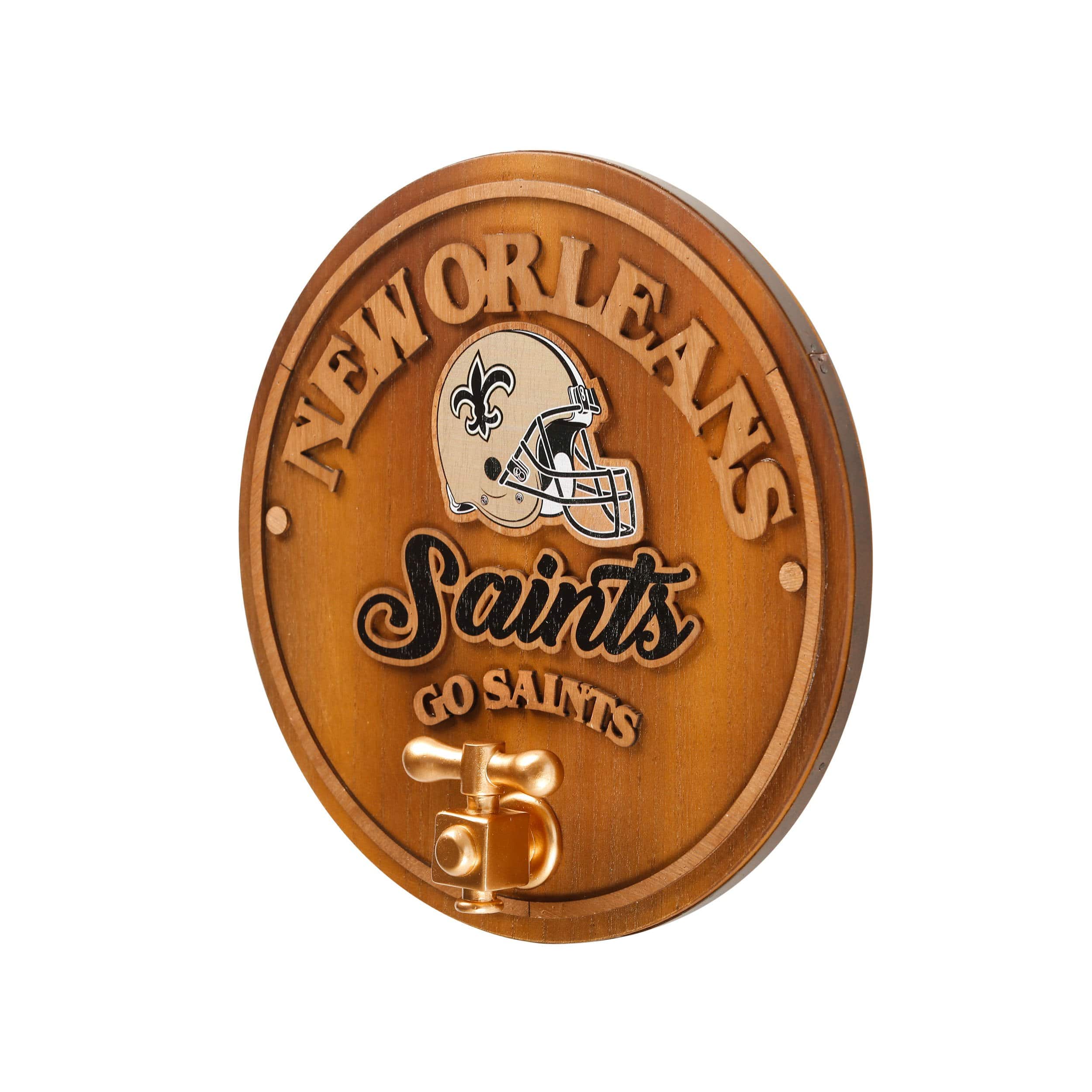 New Orleans Saints NFL Keg Tap Sign - Image 2