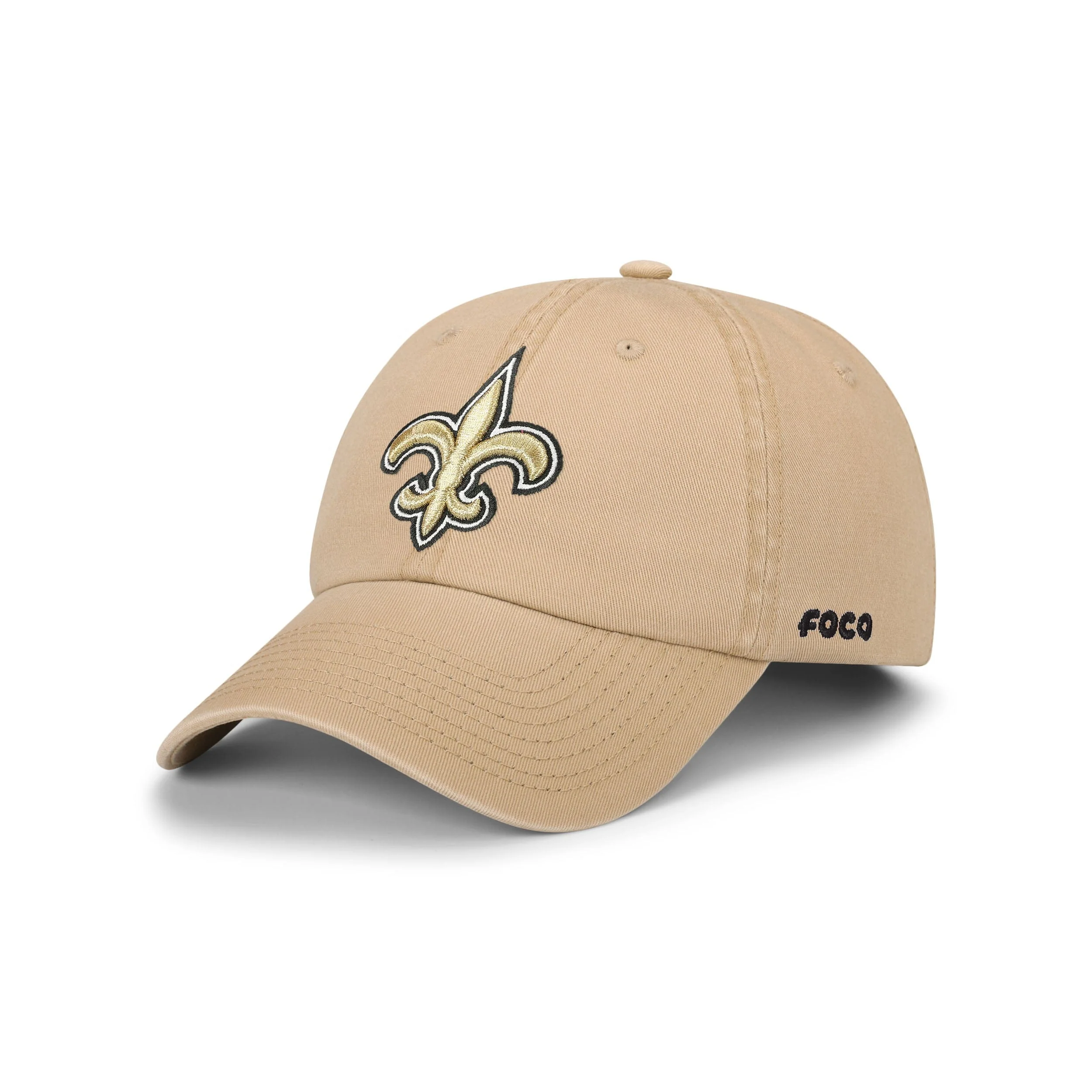 New Orleans Saints NFL Khaki Primary Logo Casual Cap