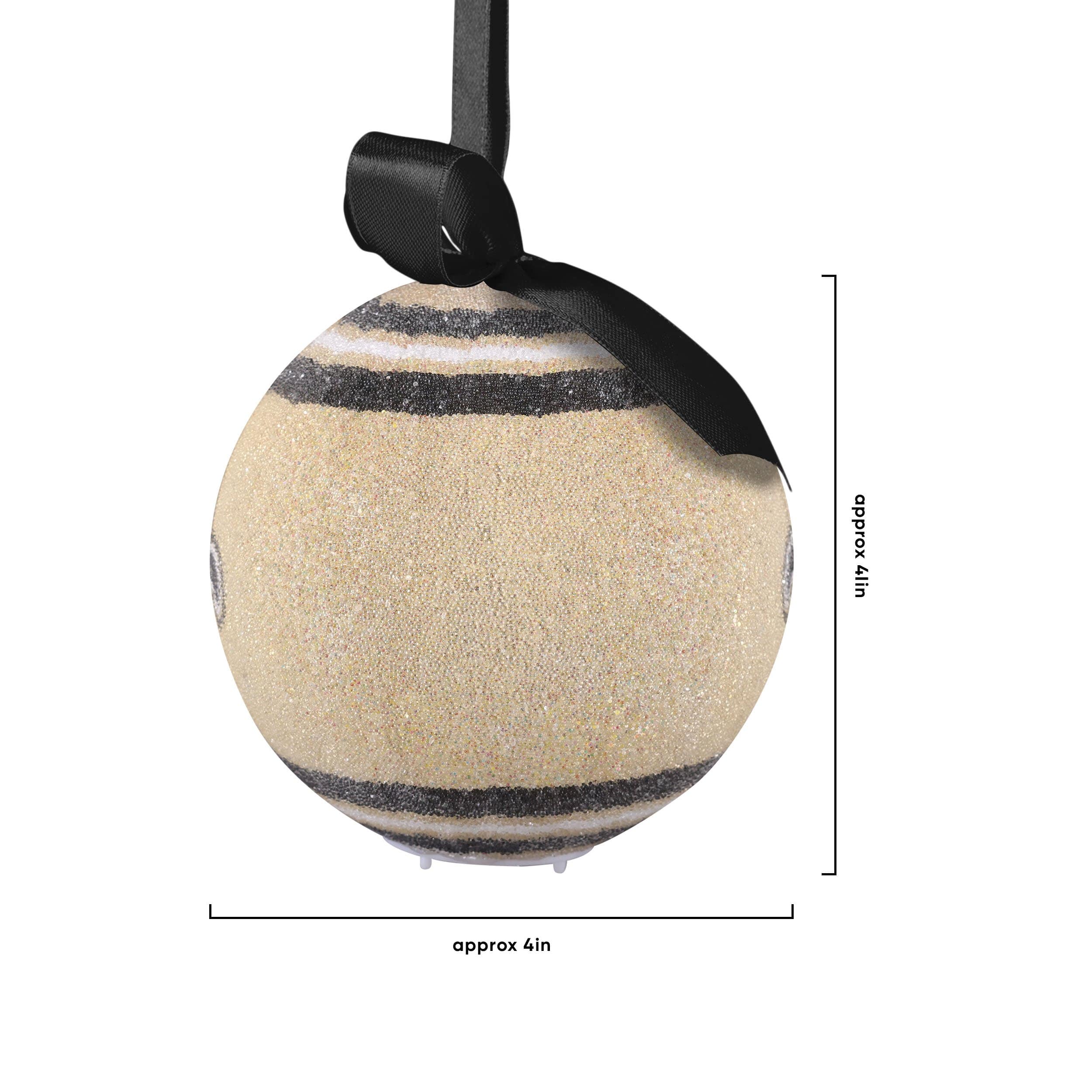 New Orleans Saints NFL LED Shatterproof Ball Ornament - Image 4