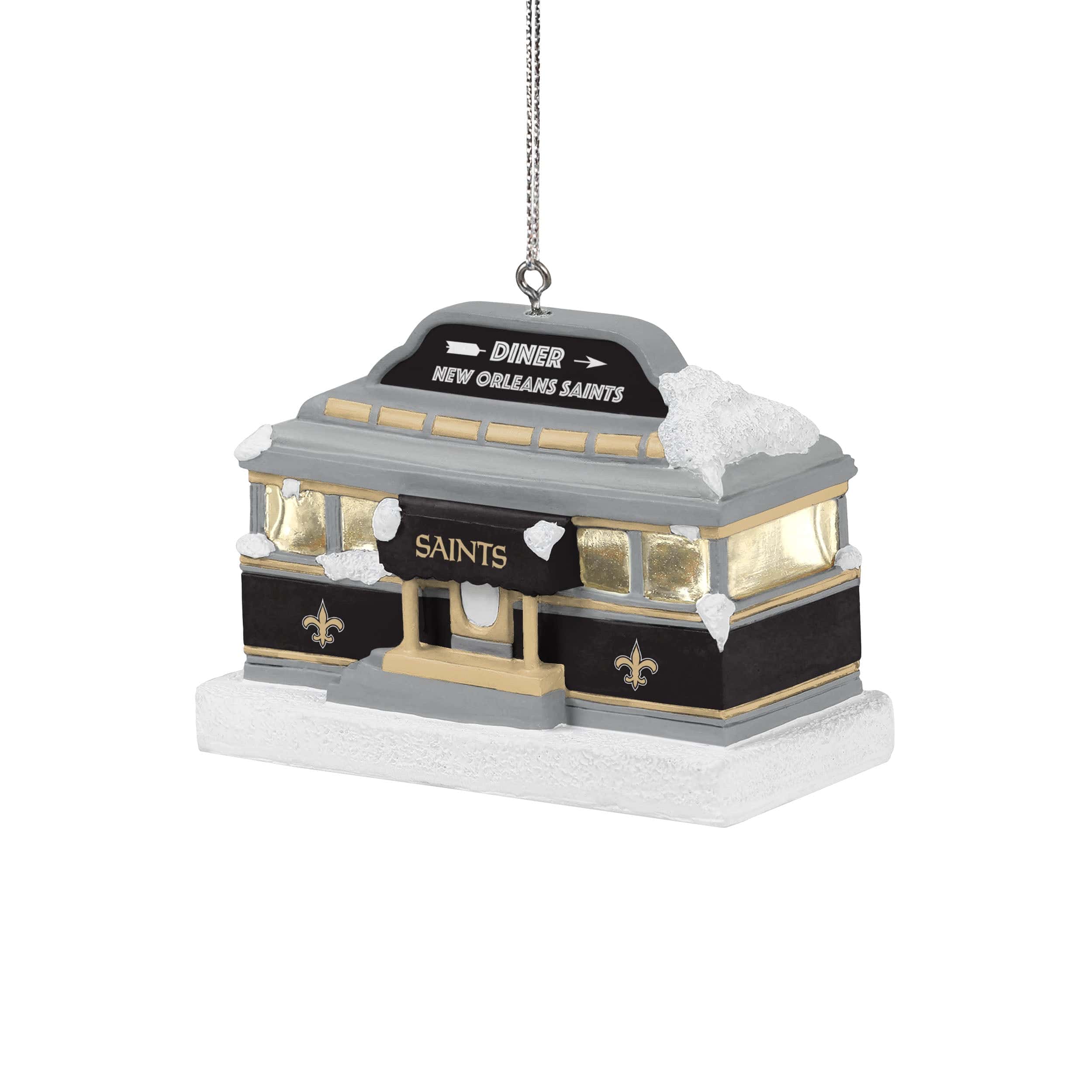 New Orleans Saints NFL Light Up Diner Ornament - Image 2