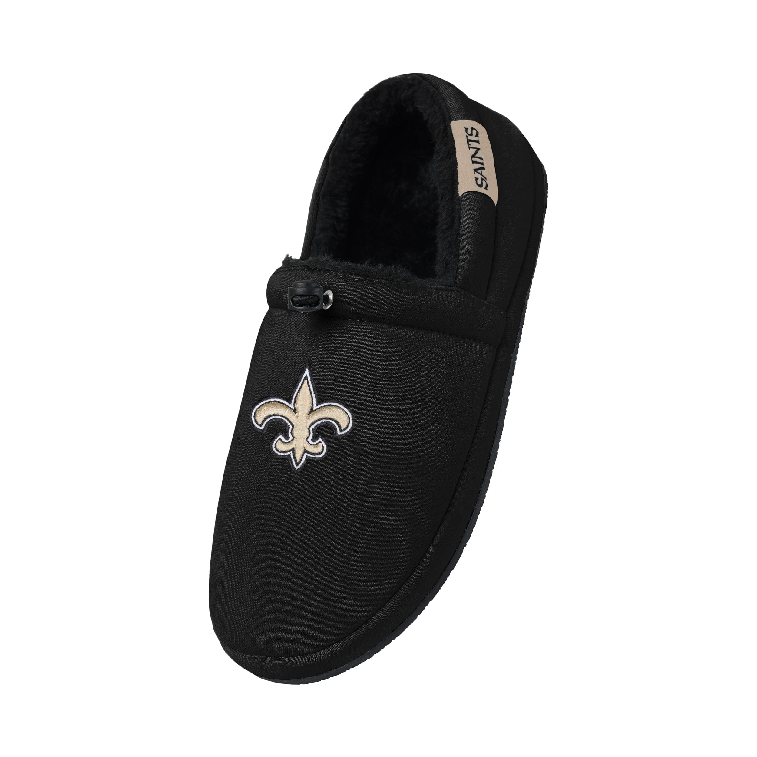 New Orleans Saints NFL Mens Big Logo Athletic Moccasin Slippers - Image 3