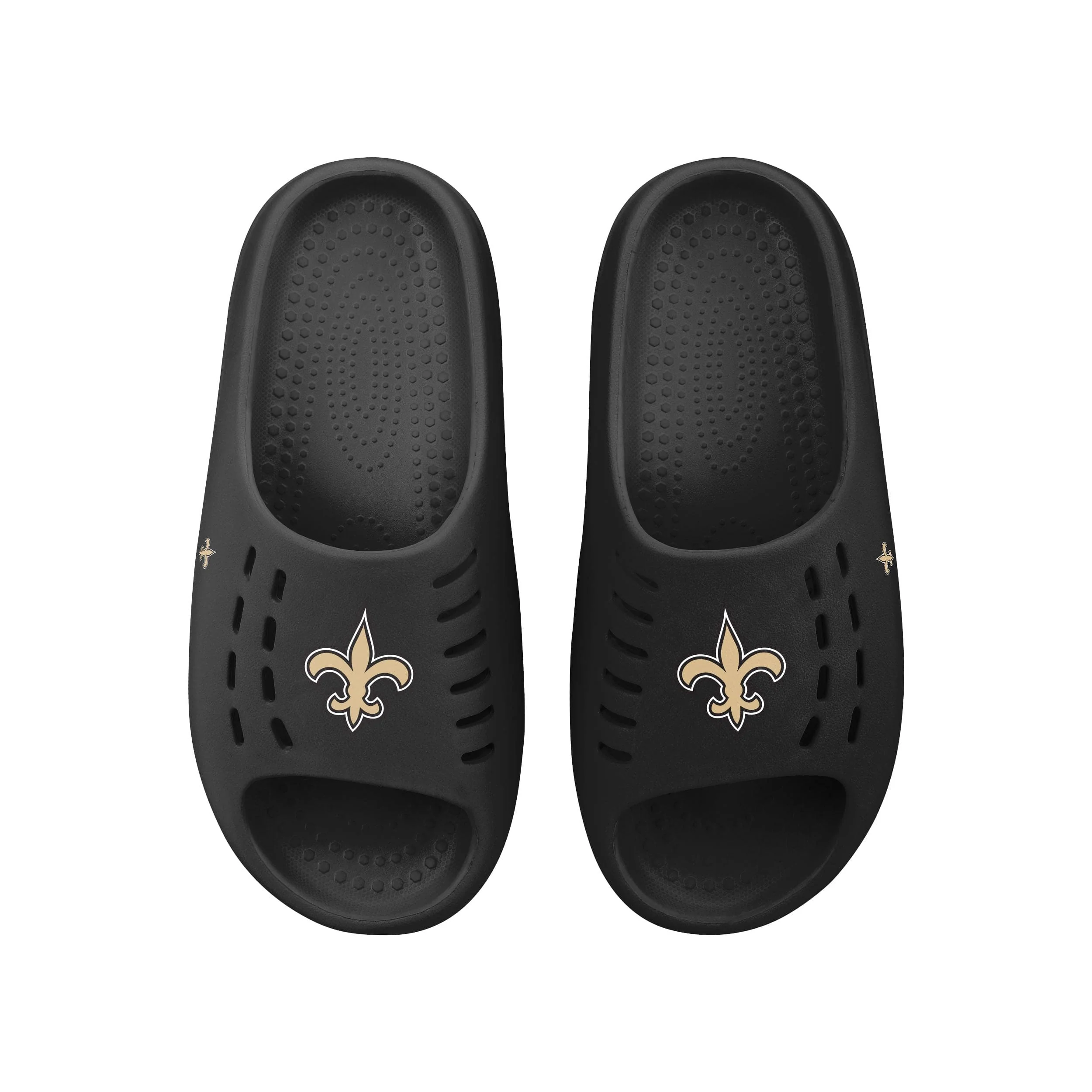 New Orleans Saints NFL Mens Big Logo Chunky Slide - Image 3