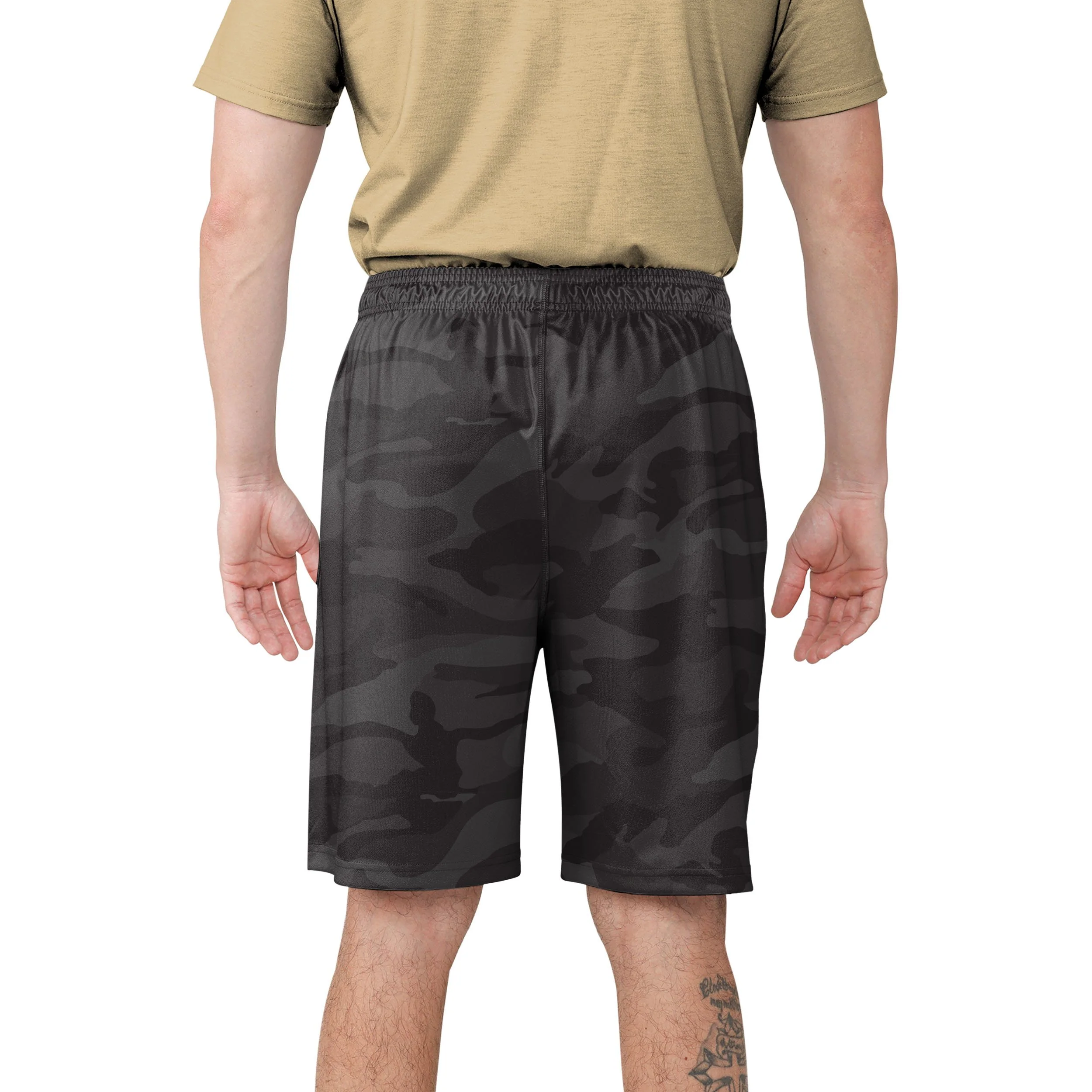 New Orleans Saints NFL Mens Cool Camo Training Shorts - Image 3