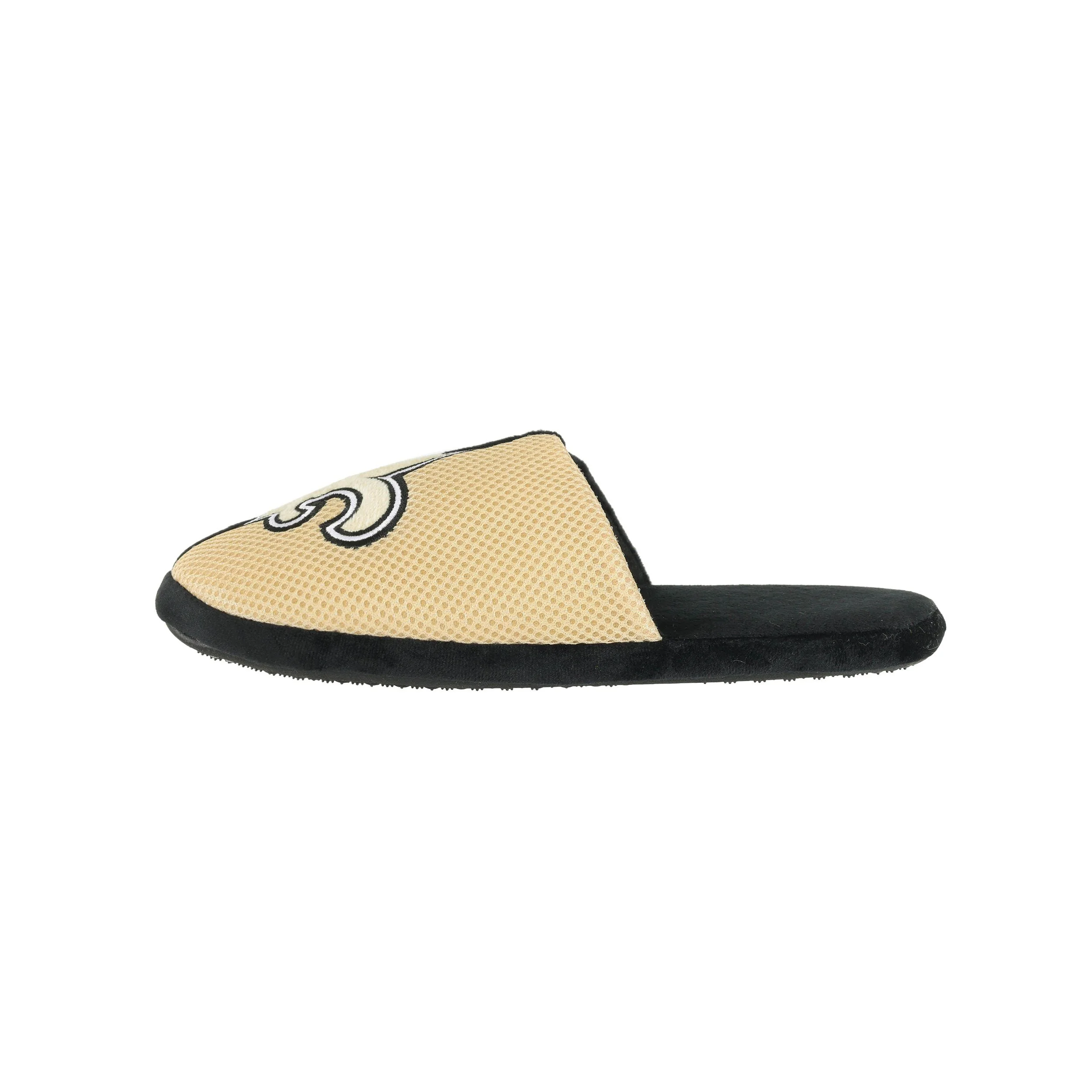 New Orleans Saints NFL Mens Logo Staycation Slippers - Image 2
