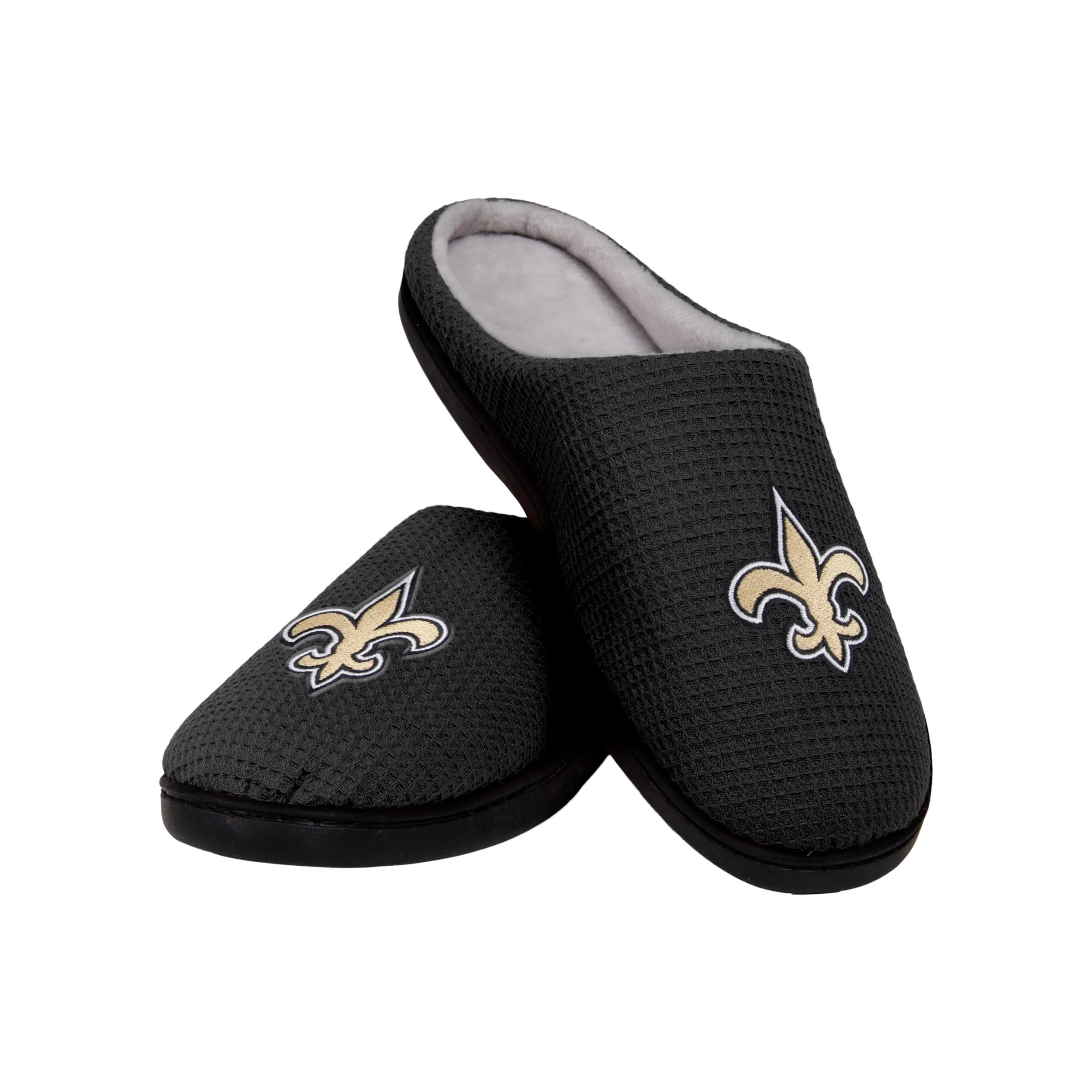 New Orleans Saints NFL Mens Memory Foam Slide Slippers