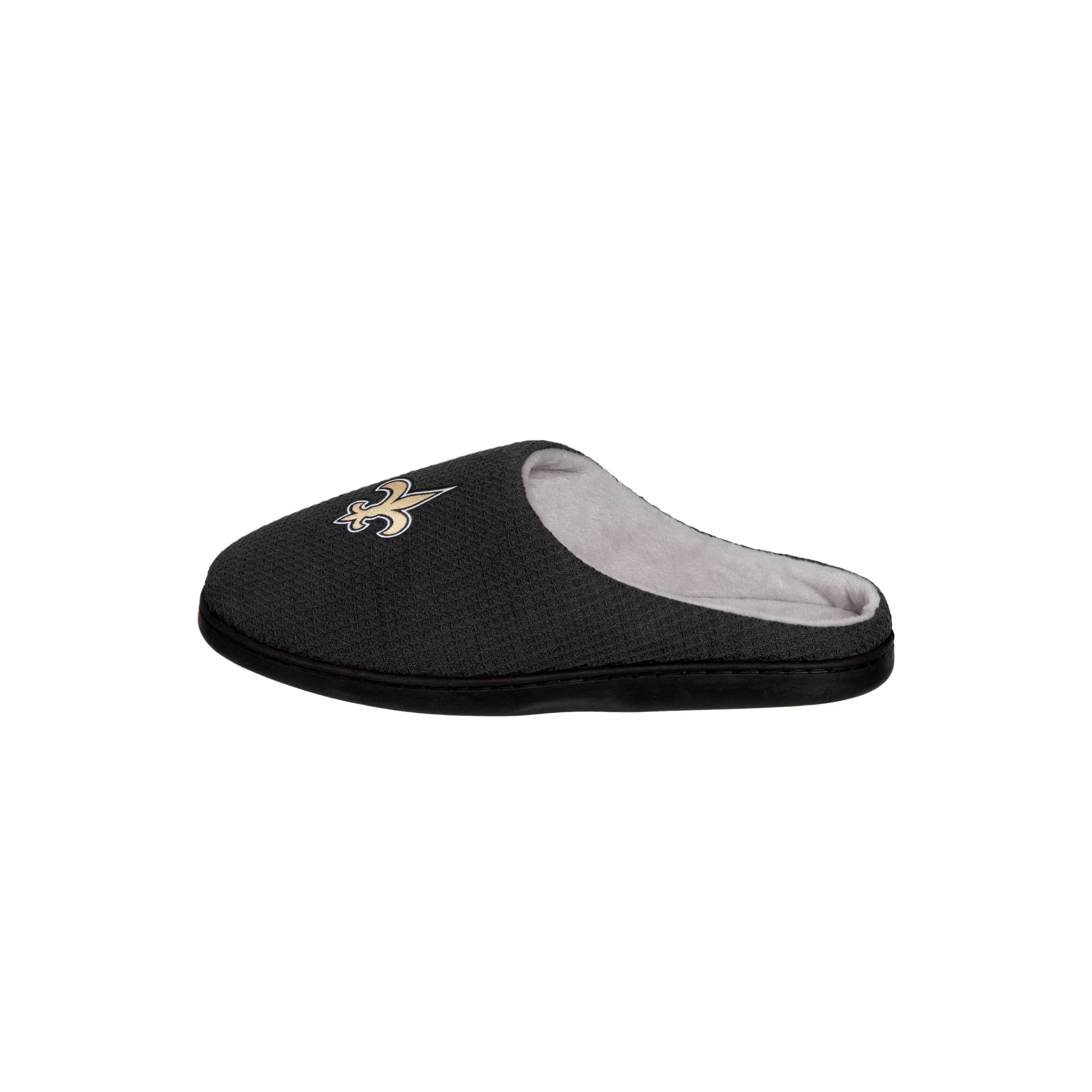 New Orleans Saints NFL Mens Memory Foam Slide Slippers - Image 4