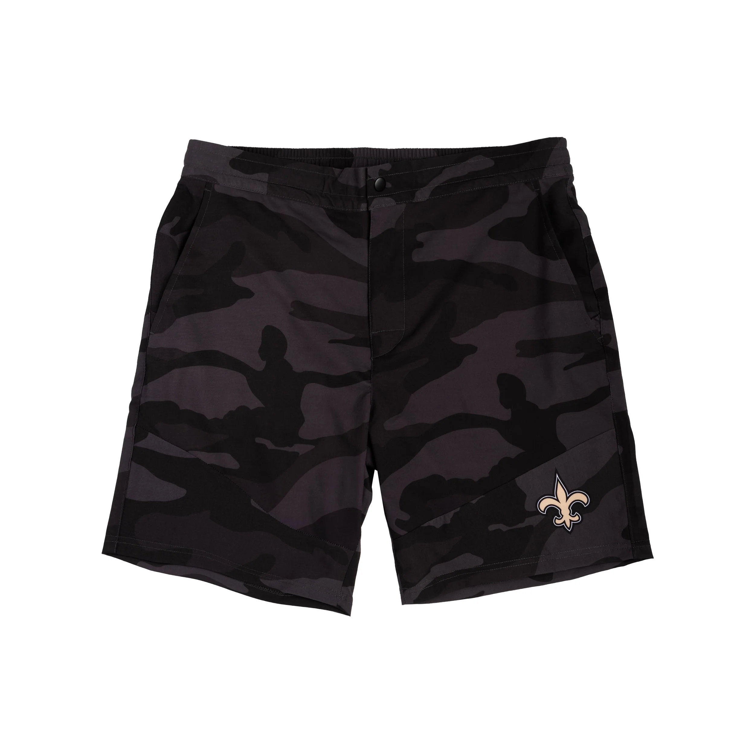 New Orleans Saints NFL Mens Nightcap Camo Walking Shorts - Image 4