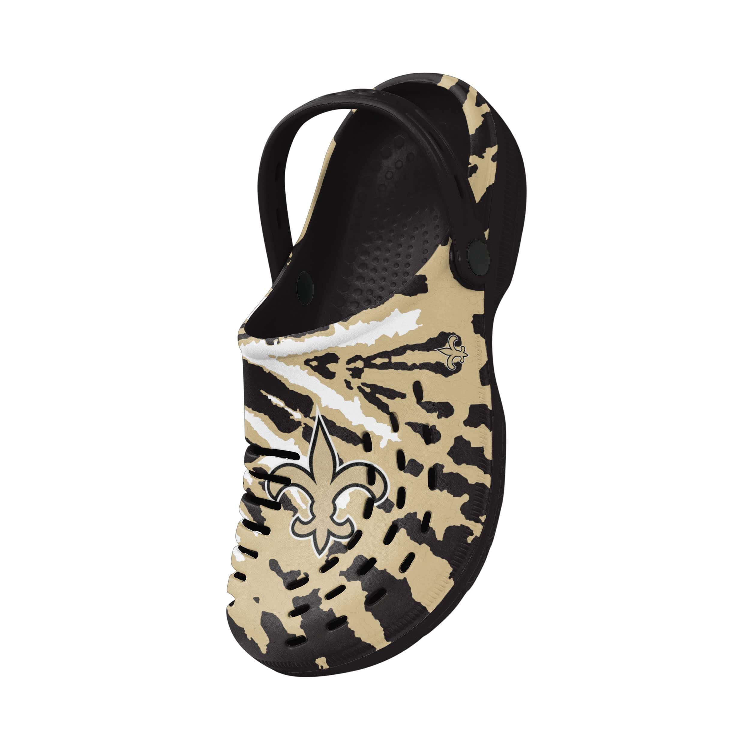 New Orleans Saints NFL Mens Tie-Dye Clog With Strap - Image 3