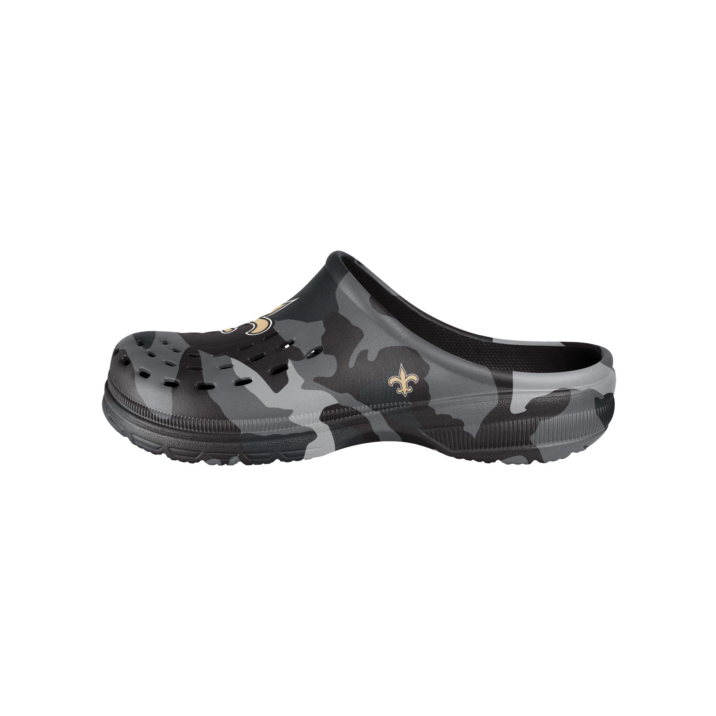 New Orleans Saints NFL Mens Tonal Camo Clog - Image 2