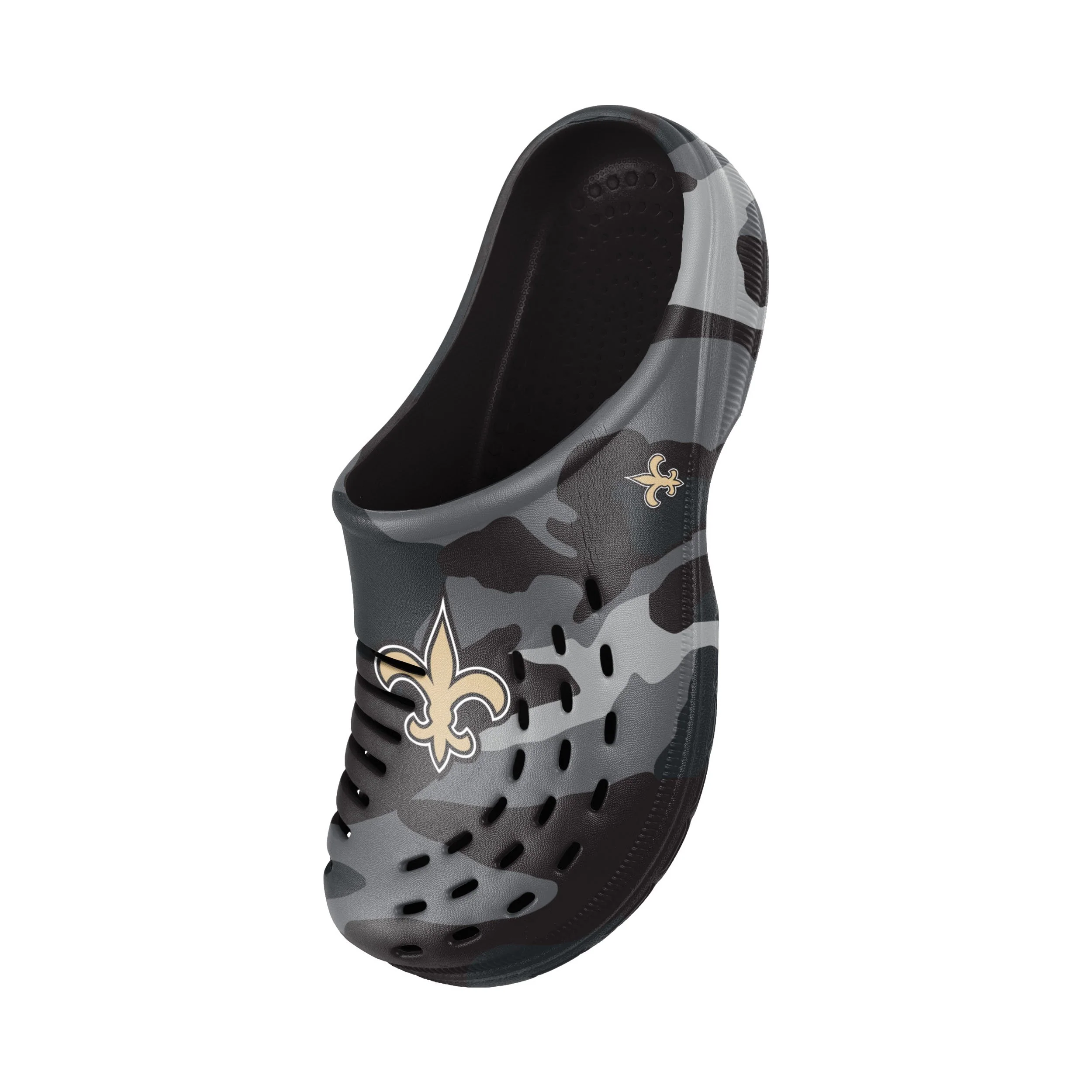 New Orleans Saints NFL Mens Tonal Camo Clog - Image 3