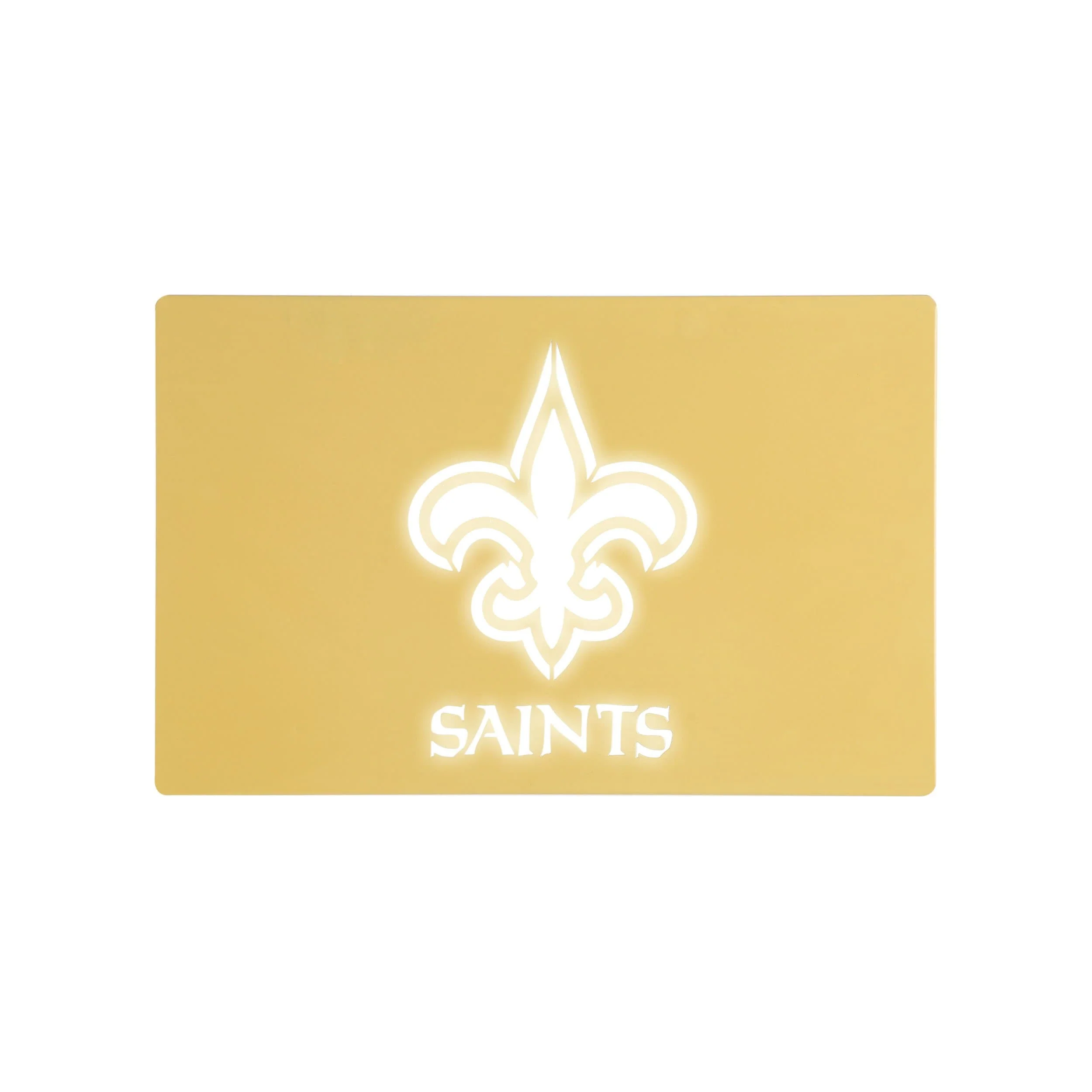 New Orleans Saints NFL Metal Light Up Logo Sign