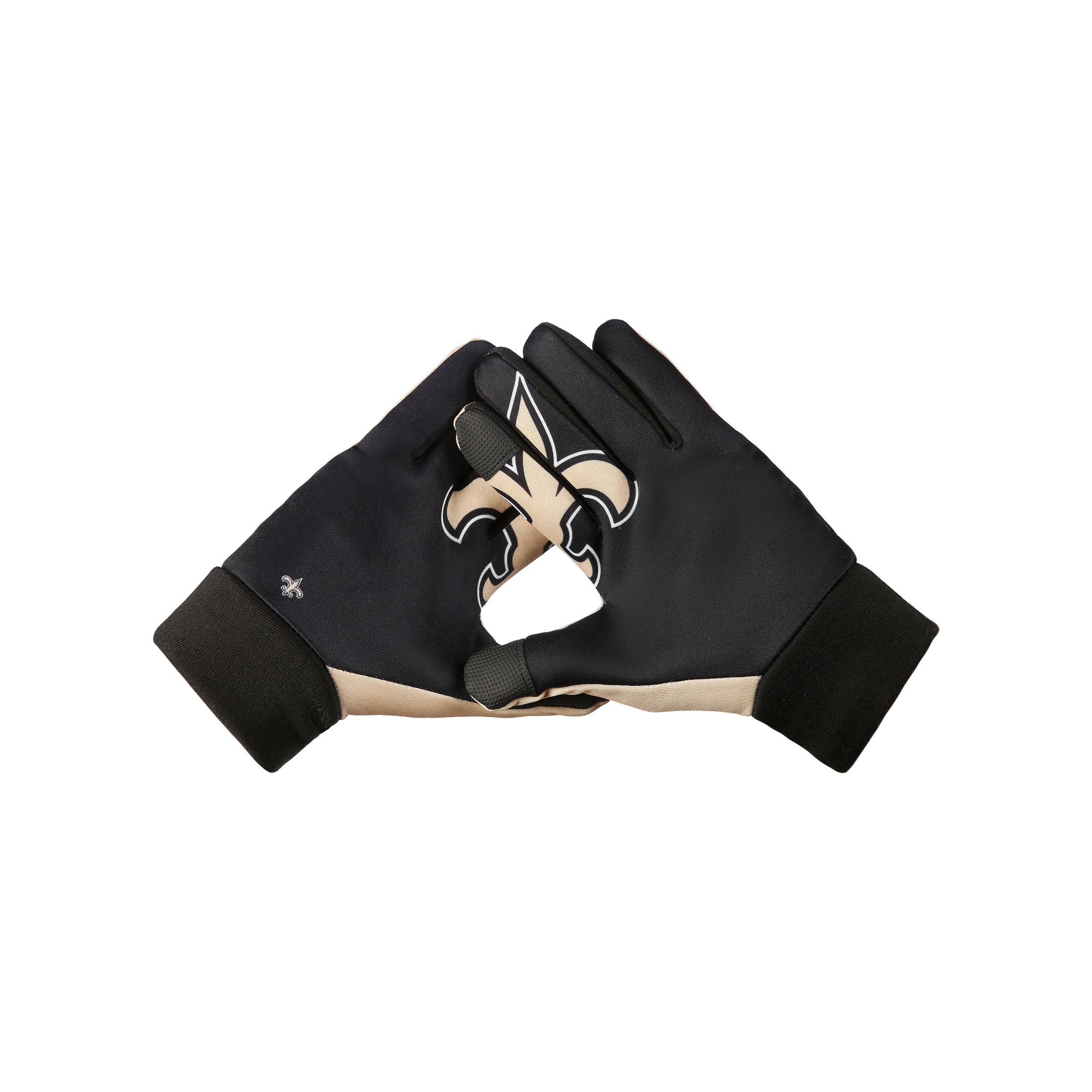 New Orleans Saints NFL Palm Logo Texting Gloves - Image 2