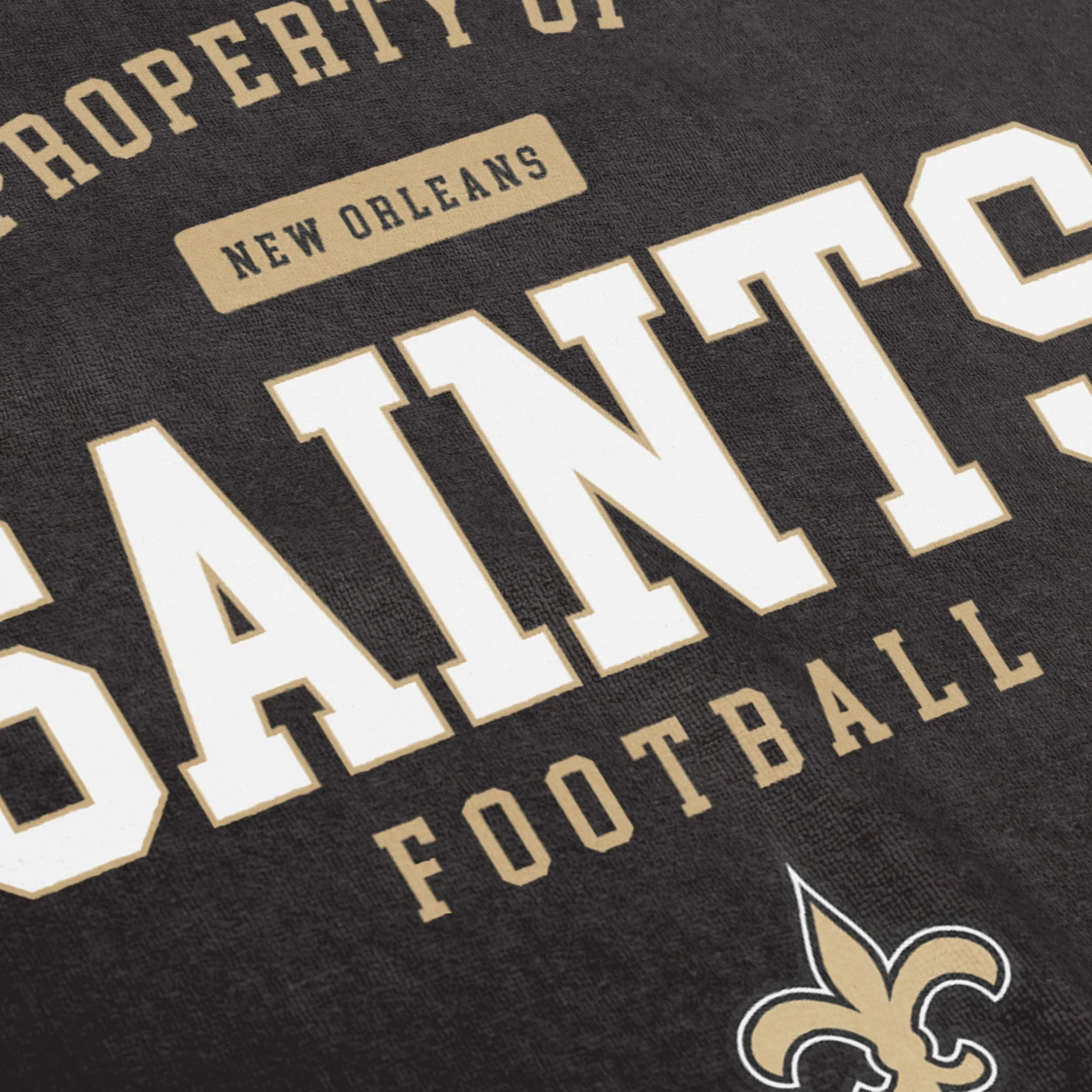 New Orleans Saints NFL Property Of Beach Towel - Image 2
