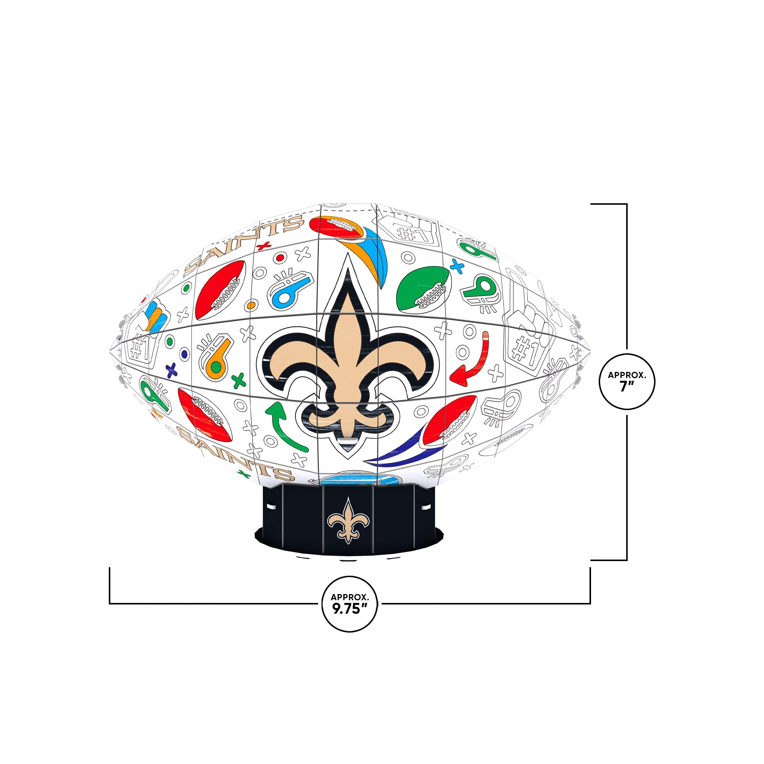 New Orleans Saints NFL PZLZ Craft Kit - Image 4
