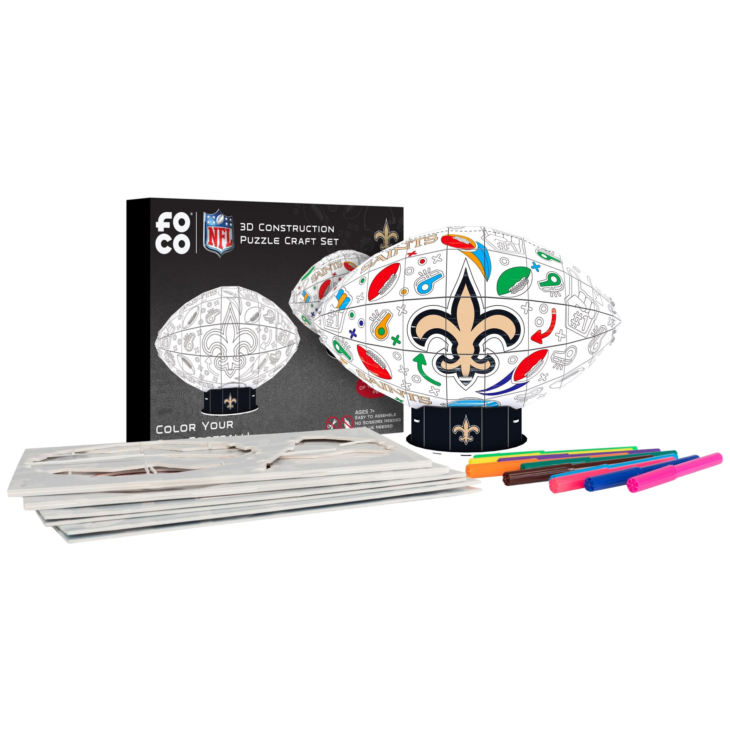 New Orleans Saints NFL PZLZ Craft Kit - Image 5