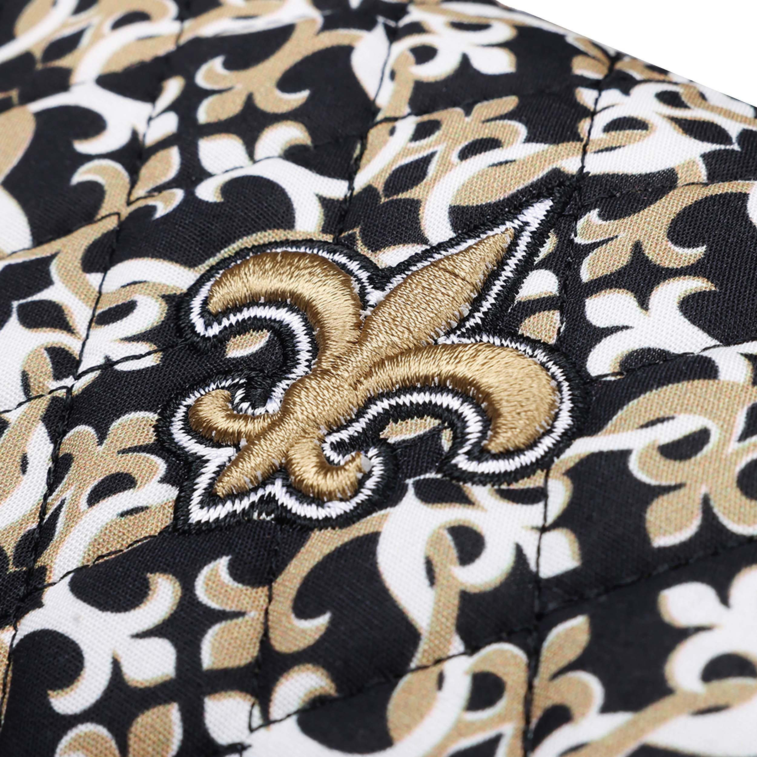 New Orleans Saints NFL Quilted Printed Wristlet - Image 6