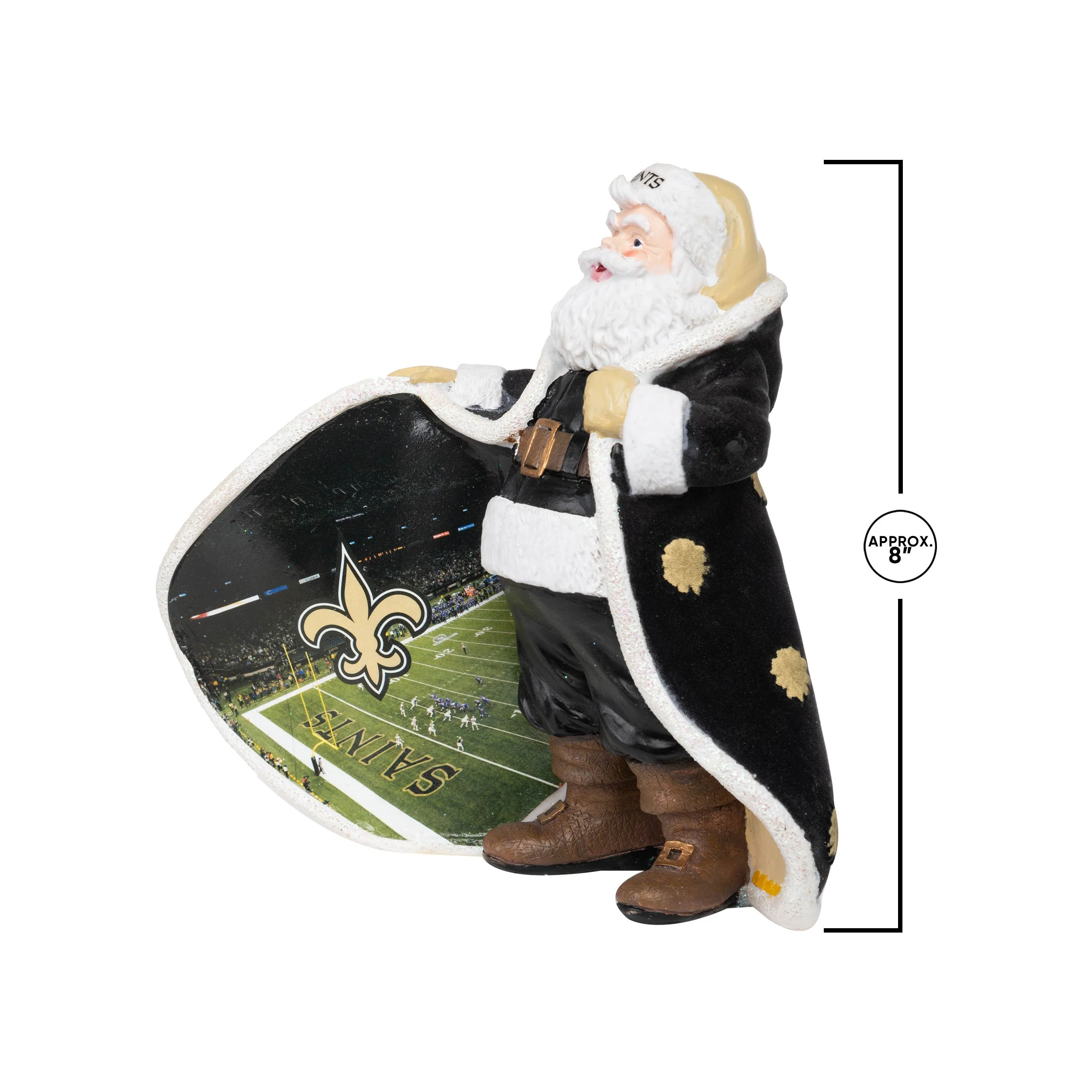 New Orleans Saints NFL Santa Figure - Image 3