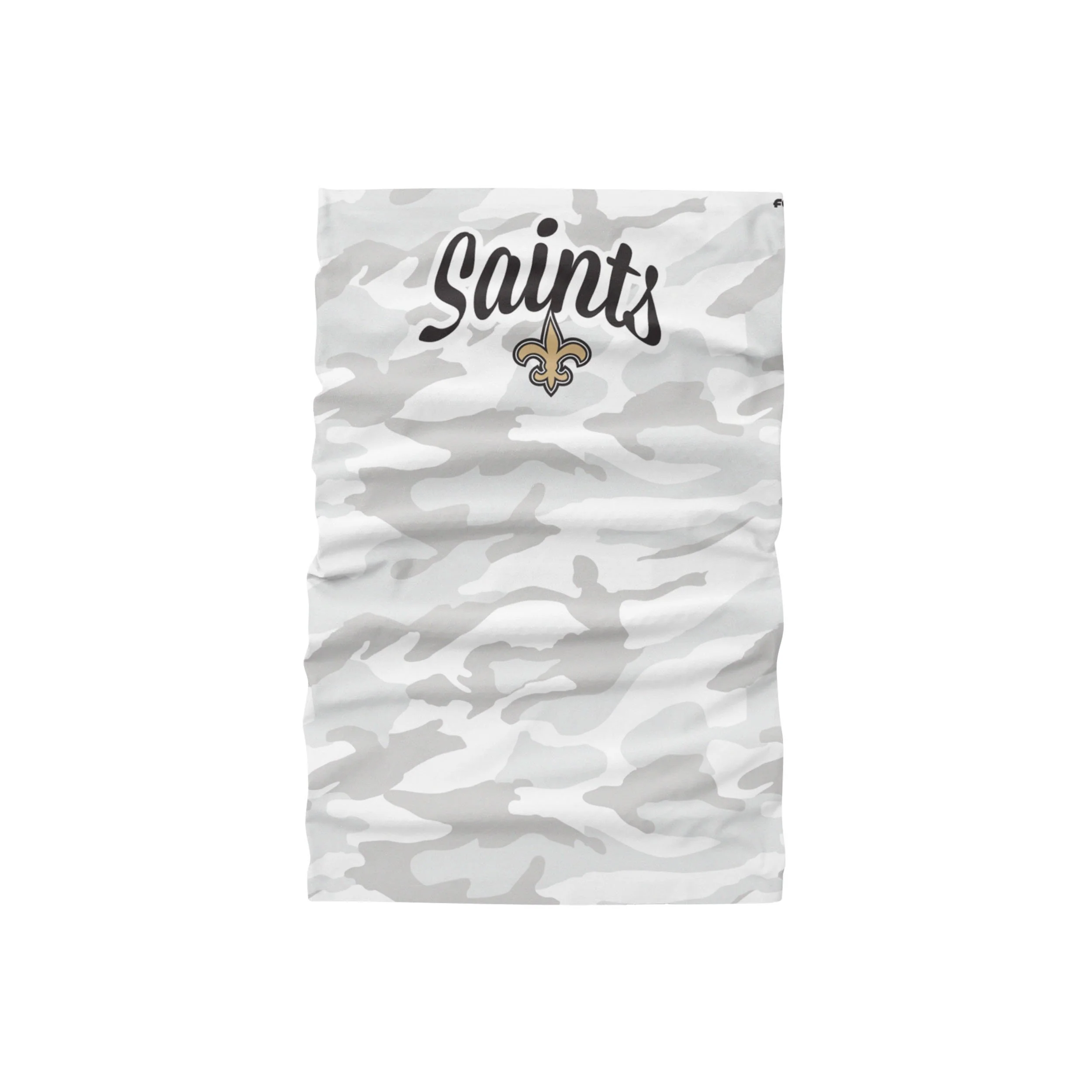 New Orleans Saints NFL Script Camo Gaiter Scarf - Image 2