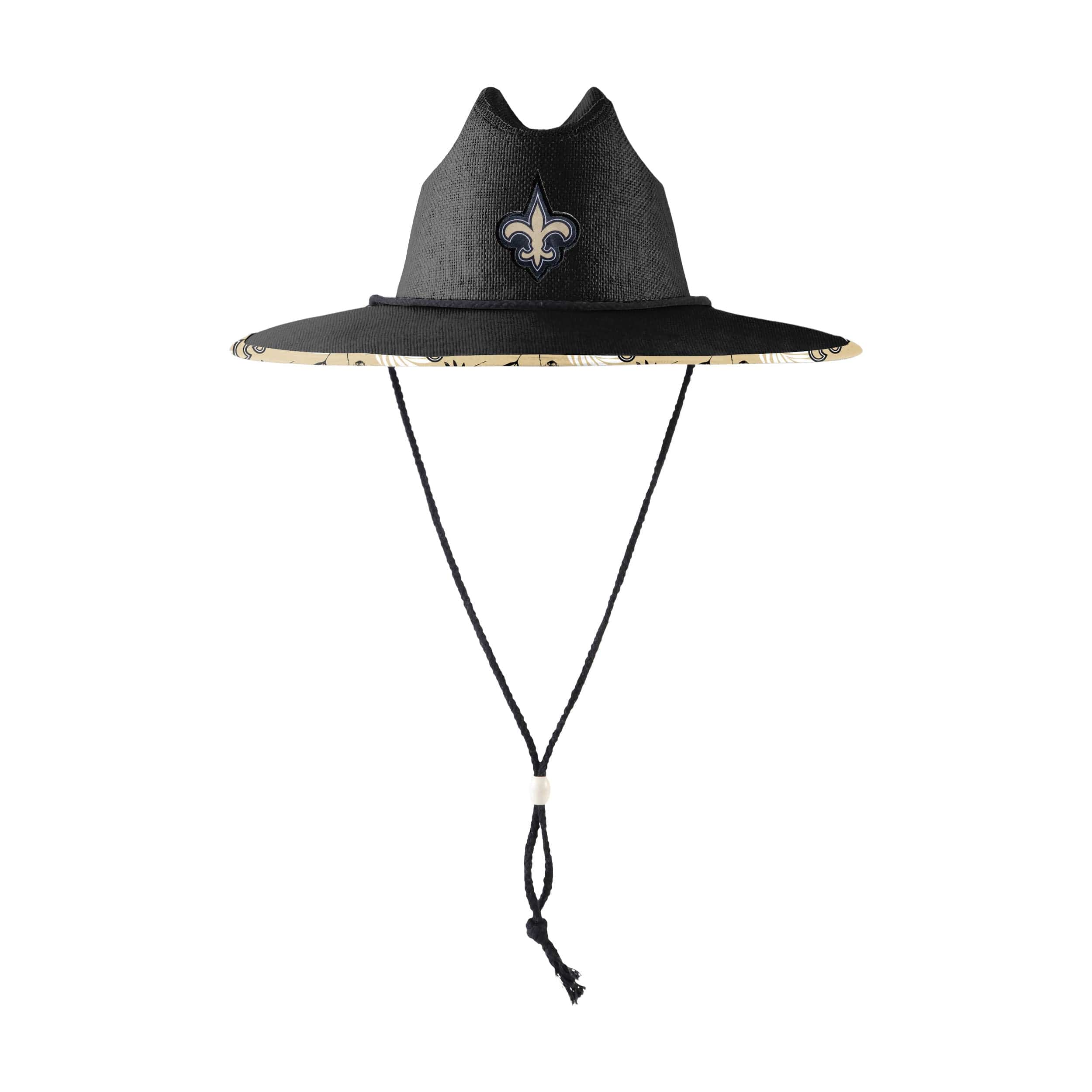 New Orleans Saints NFL Team Color Straw Hat - Image 6