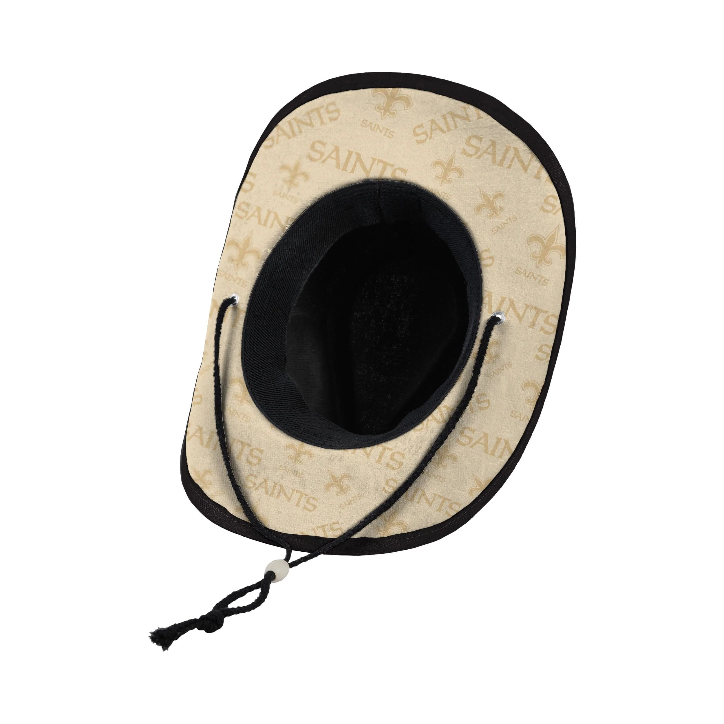 New Orleans Saints NFL Team Stripe Cowboy Hat - Image 2