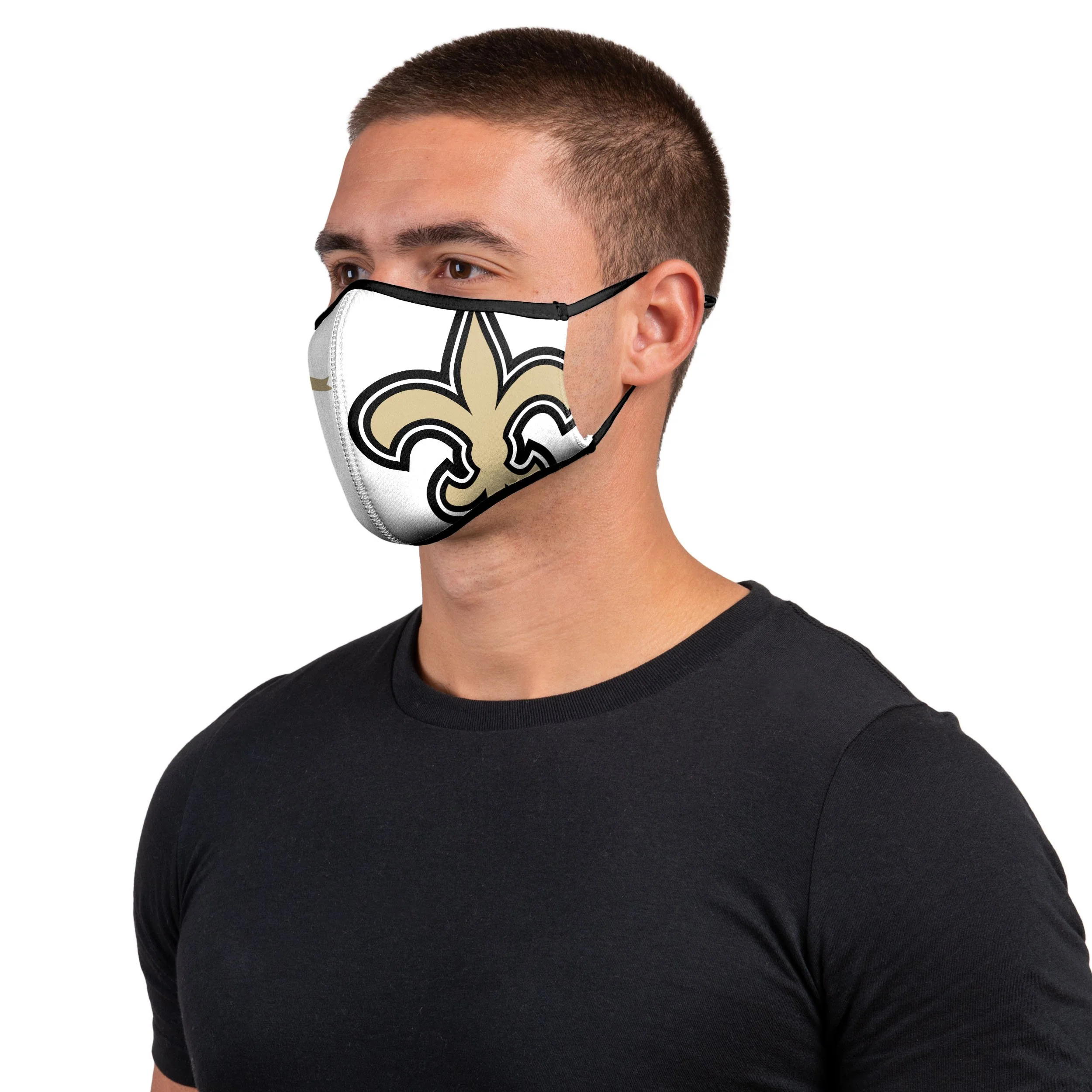 New Orleans Saints NFL Thematic Sport 3 Pack Face Cover - Image 2