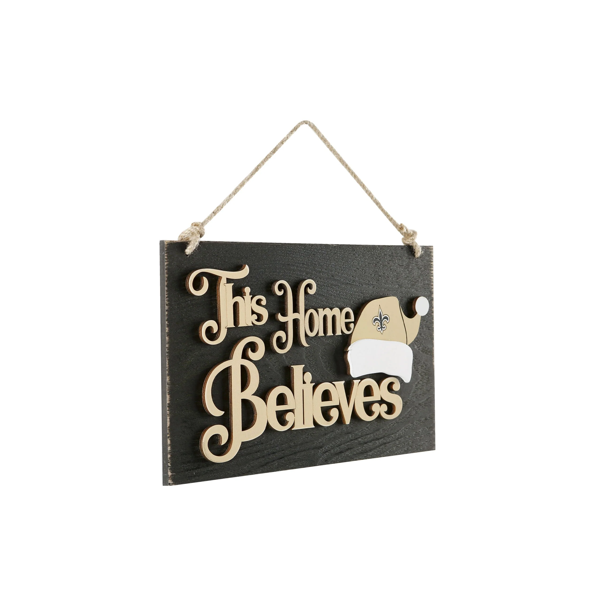 New Orleans Saints NFL This Home Believes Wall Sign - Image 2