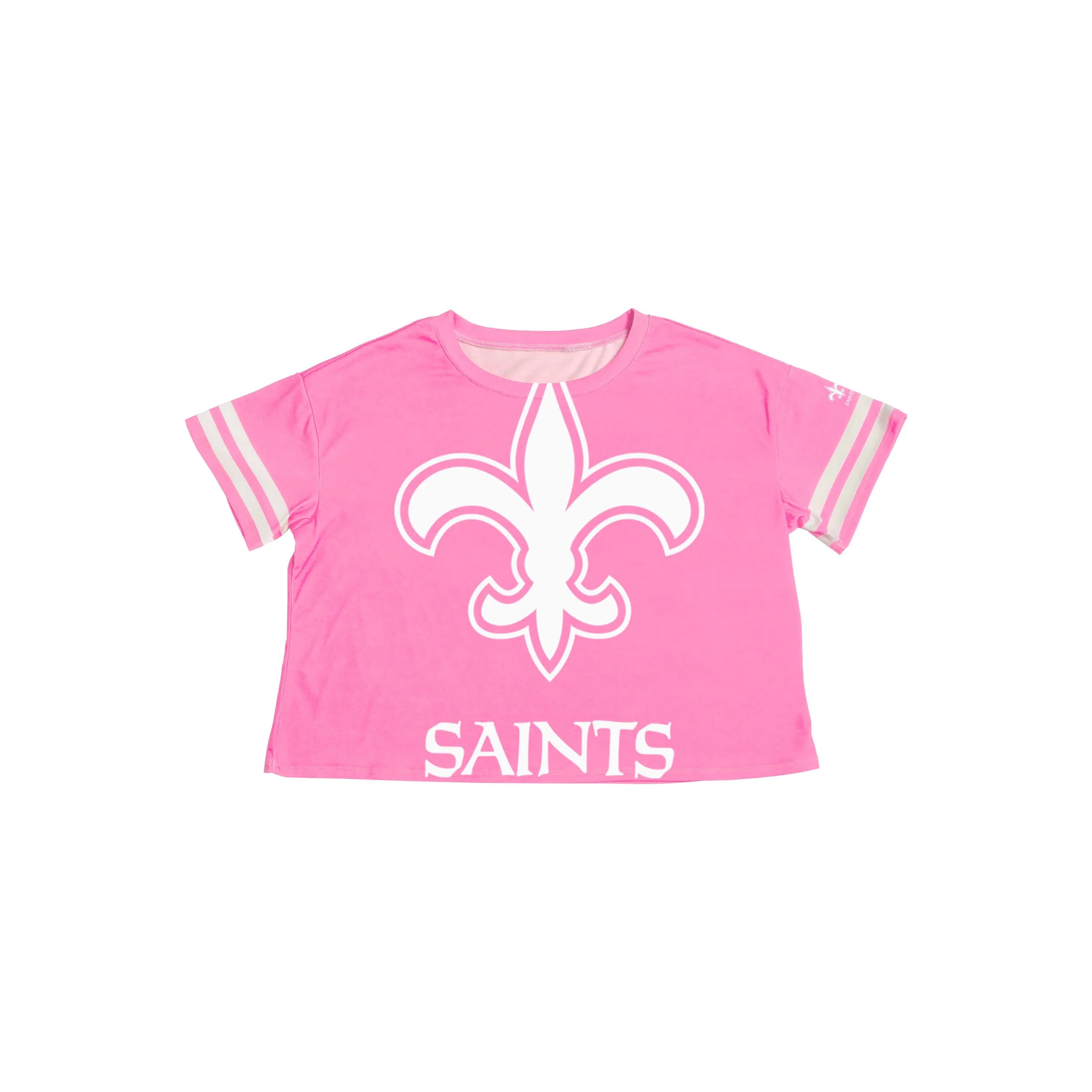 New Orleans Saints NFL Womens Highlights Crop Top - Image 4