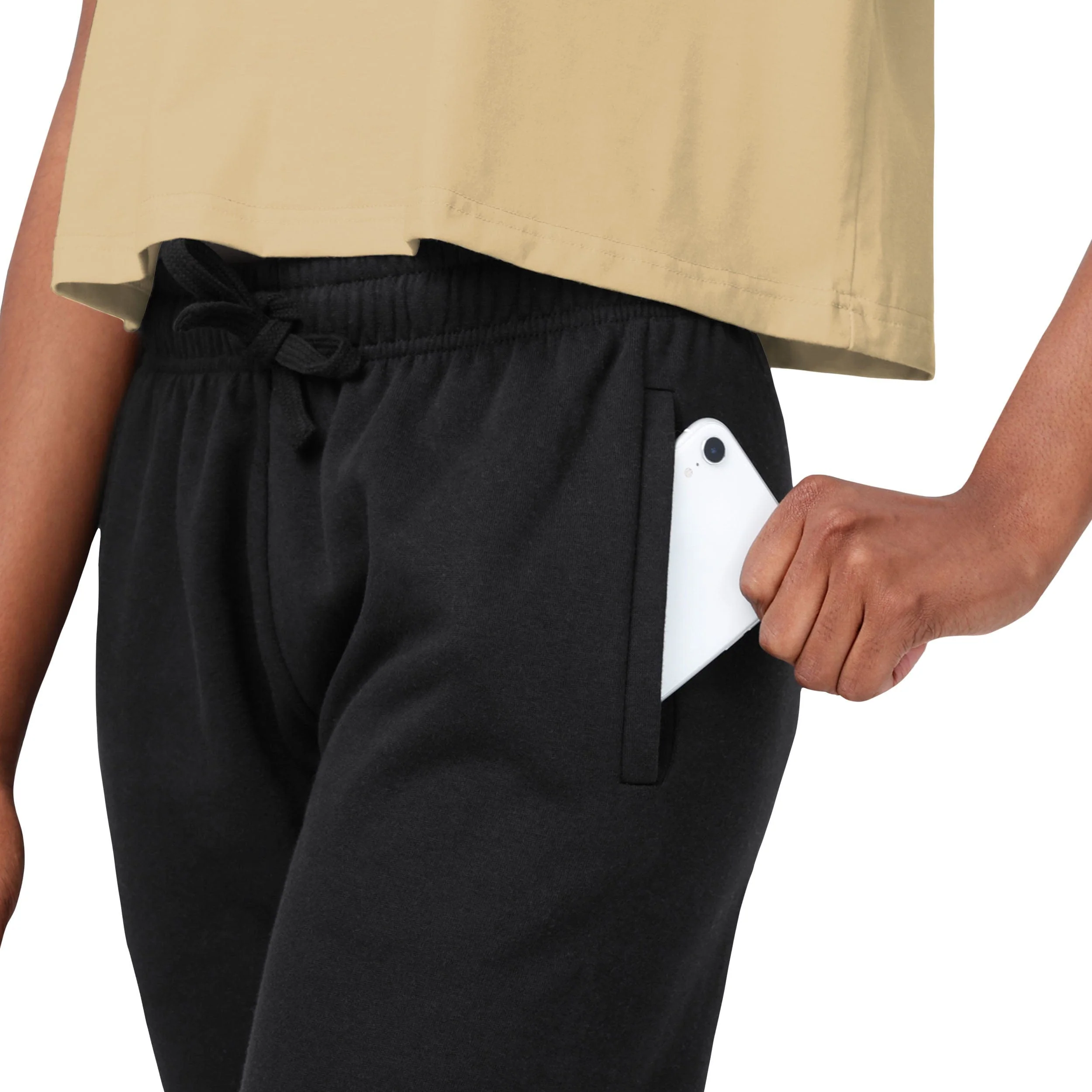 New Orleans Saints NFL Womens Script Wordmark Black Joggers - Image 3