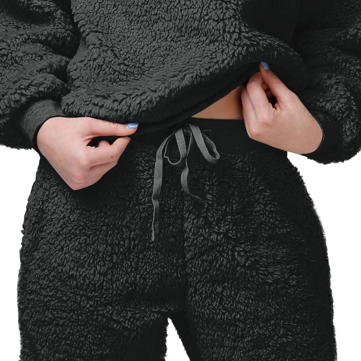 New Orleans Saints NFL Womens Sherpa Lounge Set - Image 4