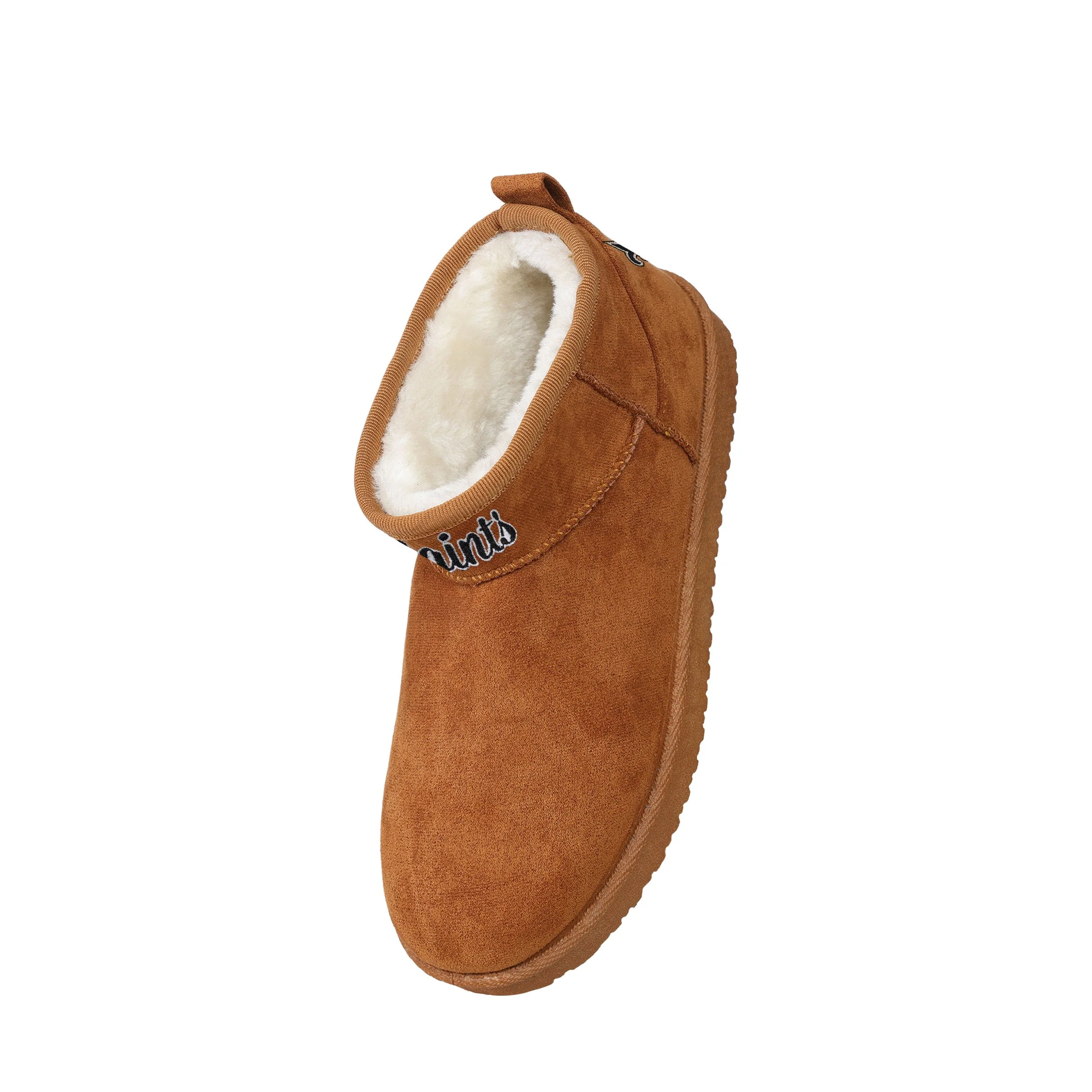 New Orleans Saints NFL Womens Team Logo Fuzzy Fan Boots - Image 3