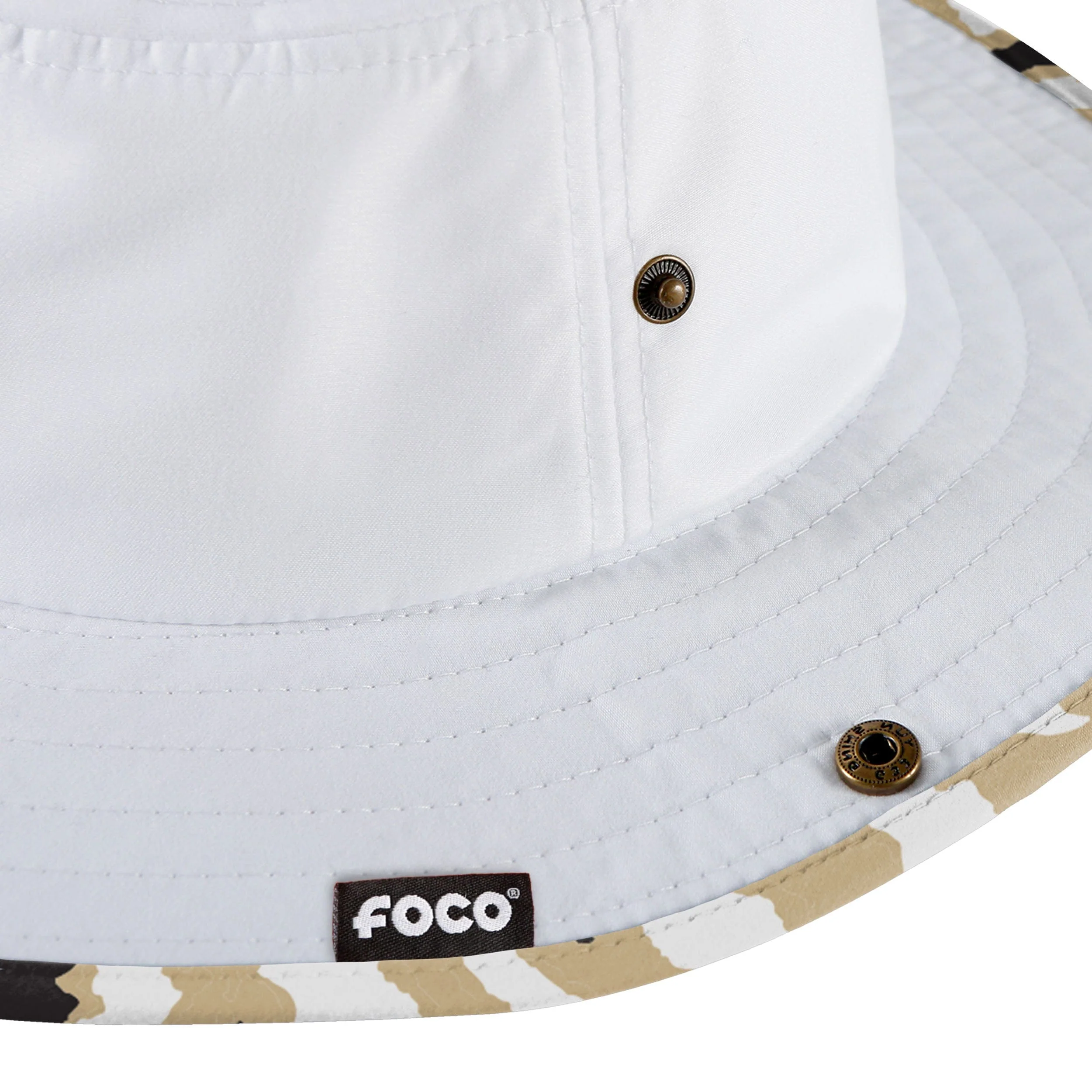 New Orleans Saints NFL Womens White Hybrid Boonie Hat - Image 3