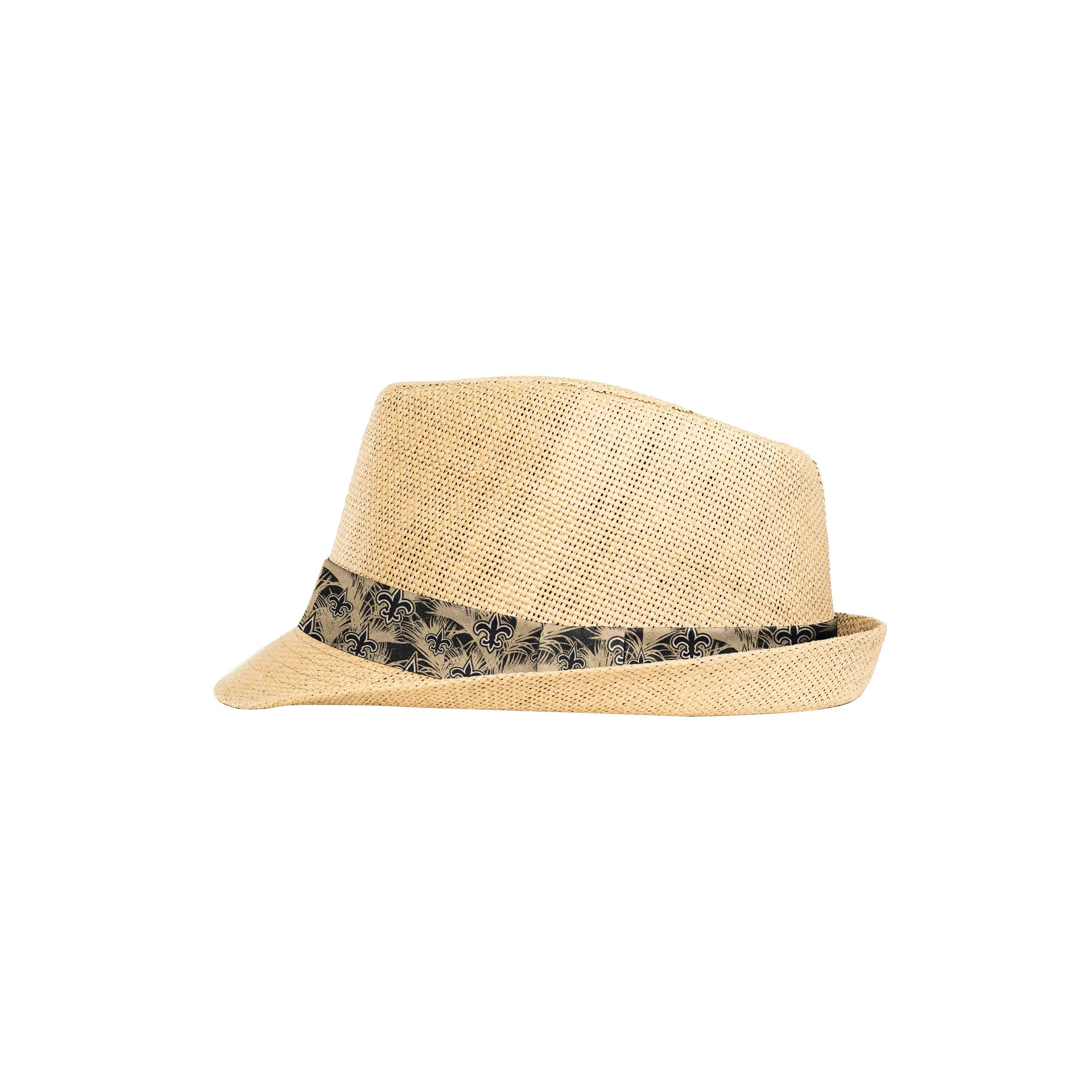 New Orleans Saints NFL Trilby Straw Hat - Image 2