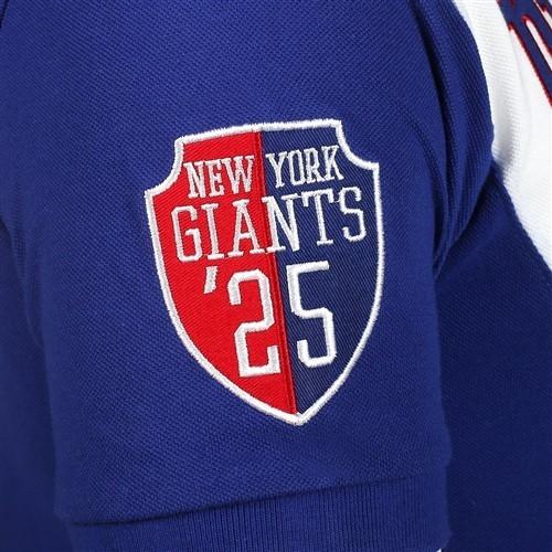 New York Giants Cotton Rugby Polo Diagonal Stripe - Image 3