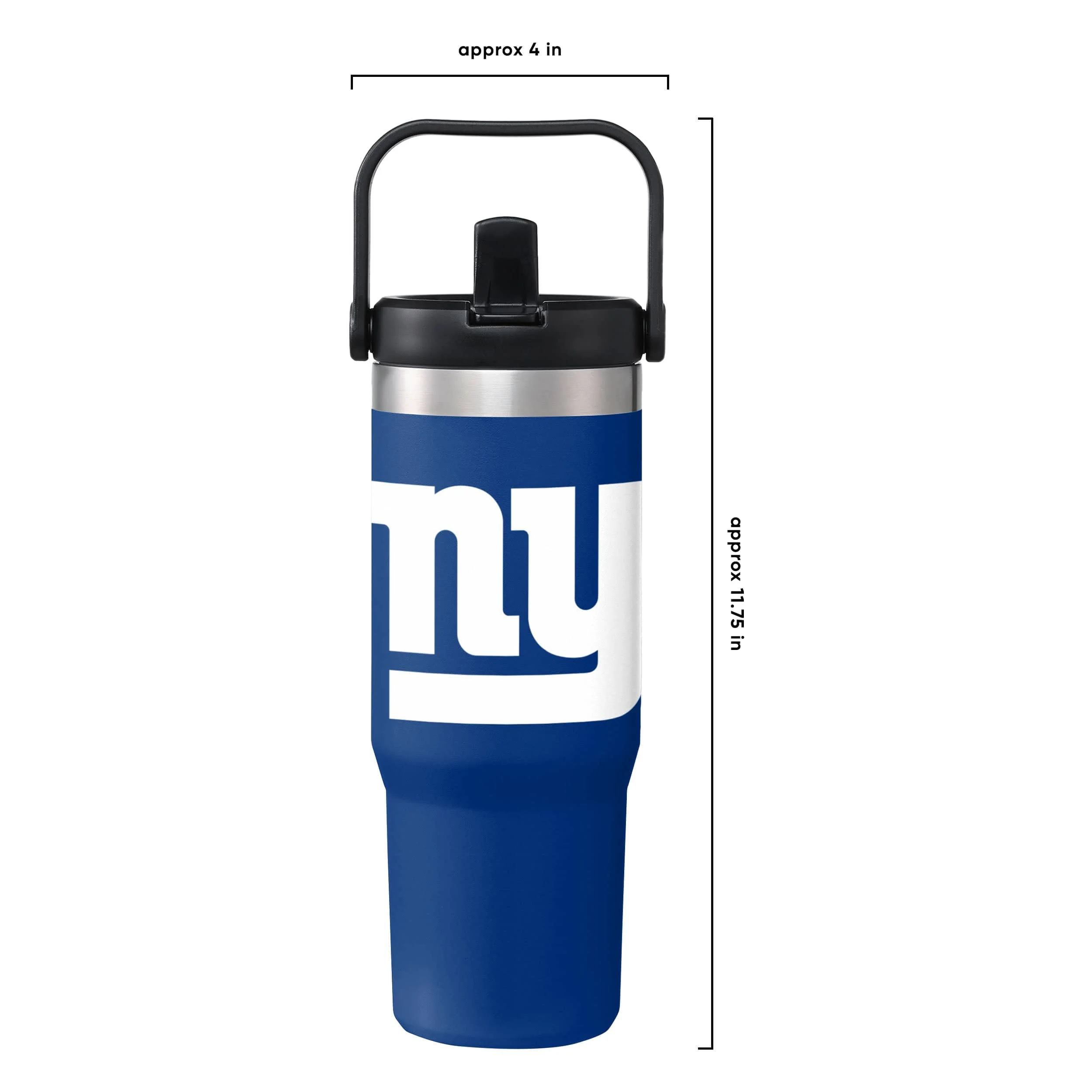 New York Giants NFL 30 oz Straw Tumbler - Image 5