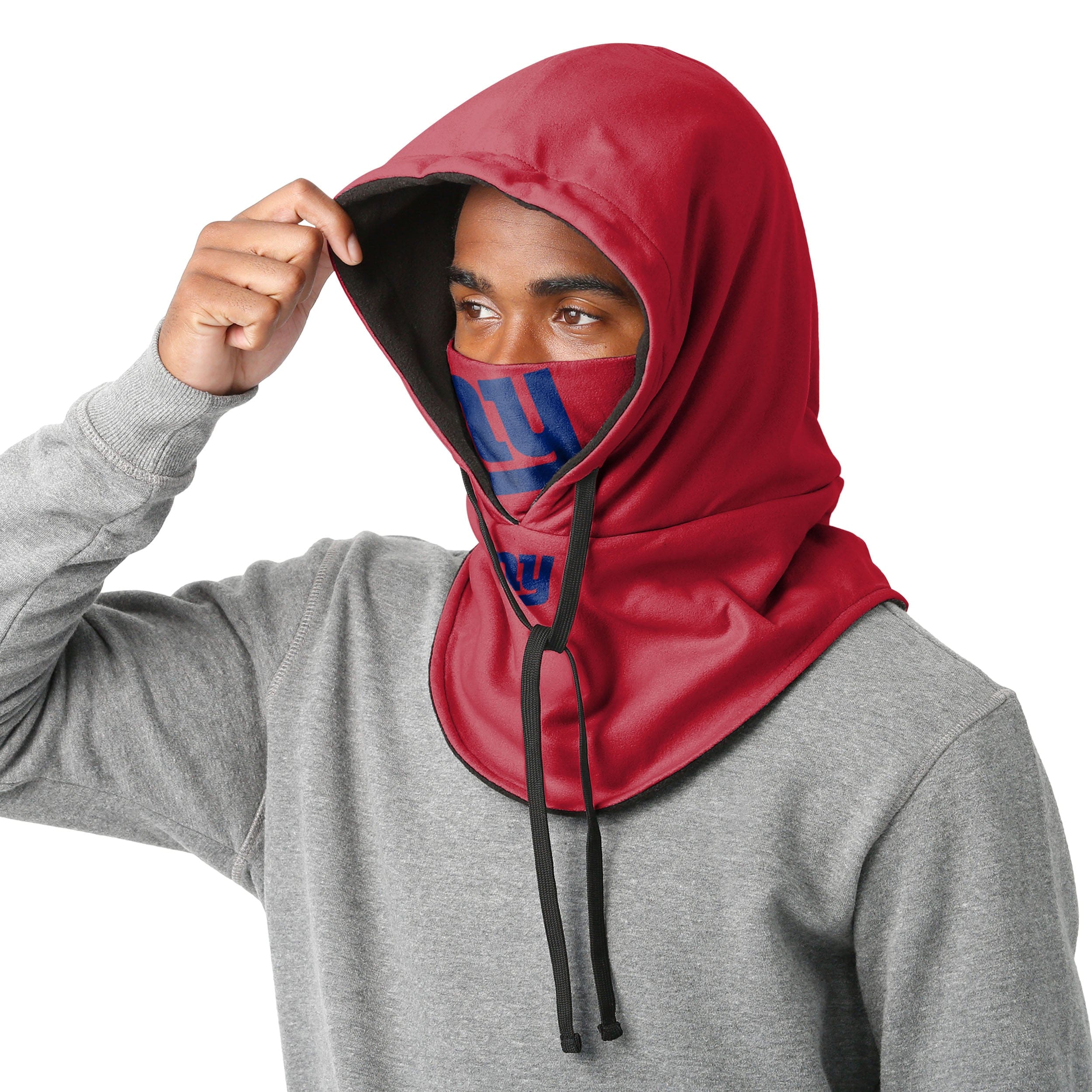 New York Giants NFL Alternate Team Color Drawstring Hooded Gaiter - Image 3