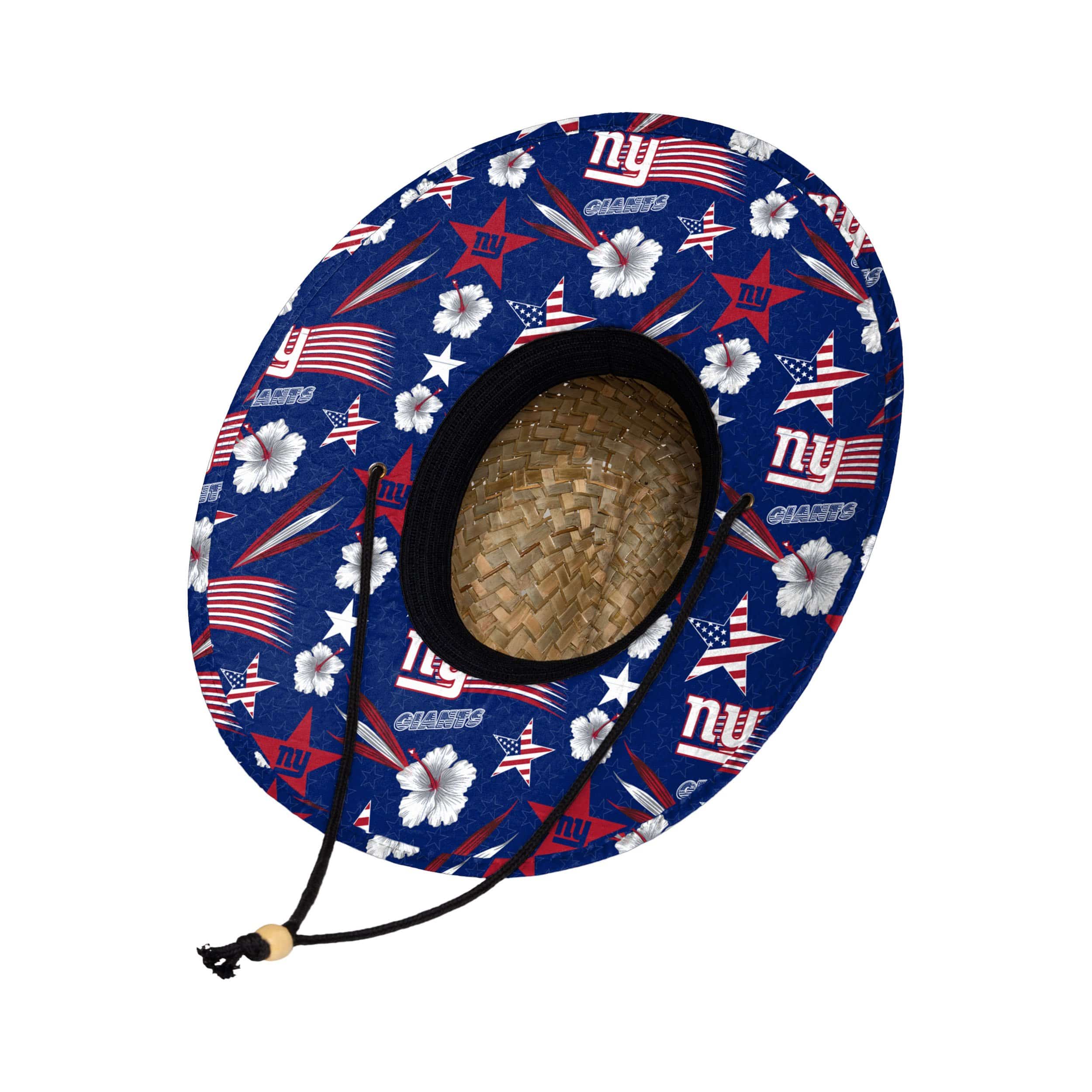 New York Giants NFL Americana Straw Hat - Image 2