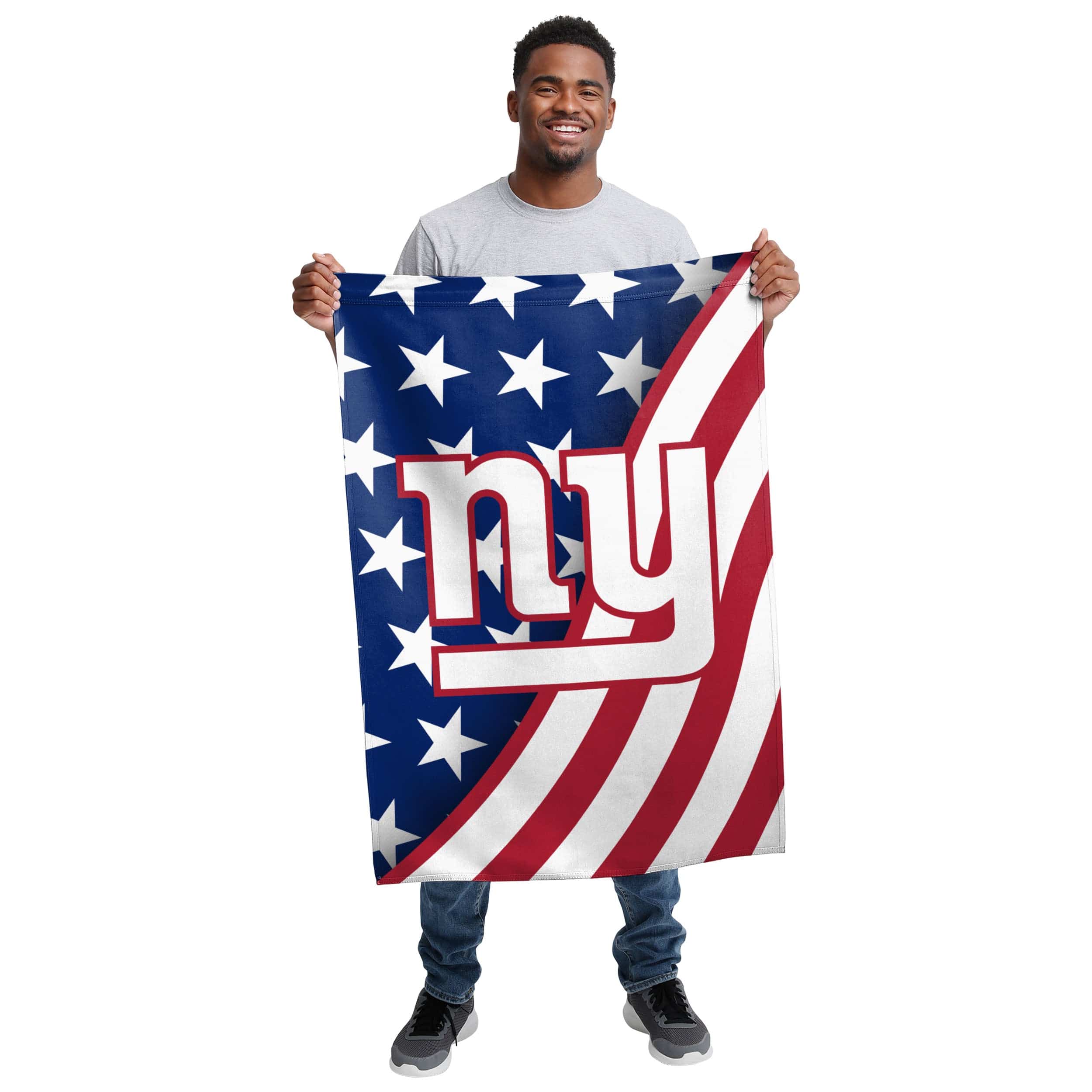 New York Giants NFL Americana Vertical Flag - Image 2