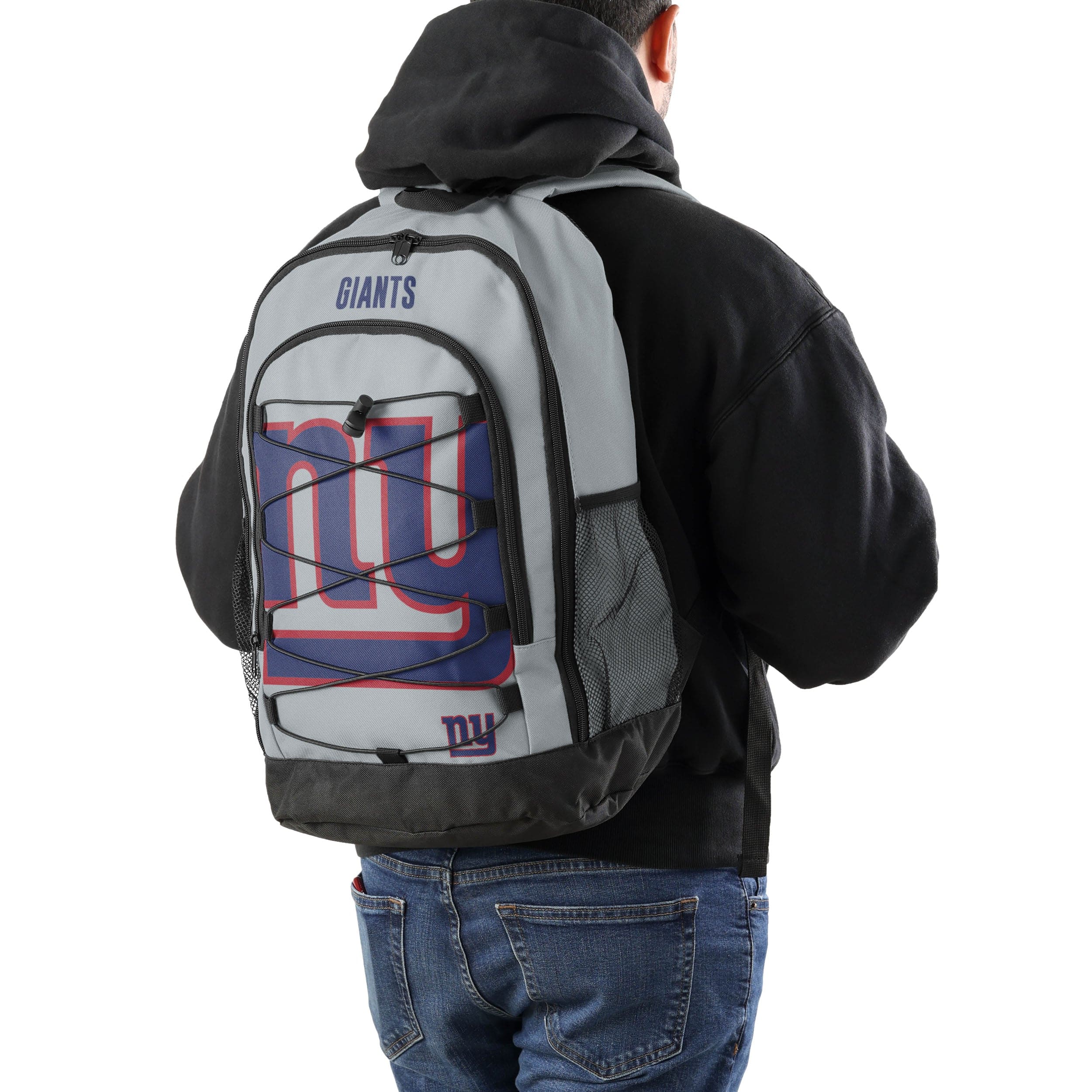 New York Giants NFL Big Logo Bungee Backpack - Image 4
